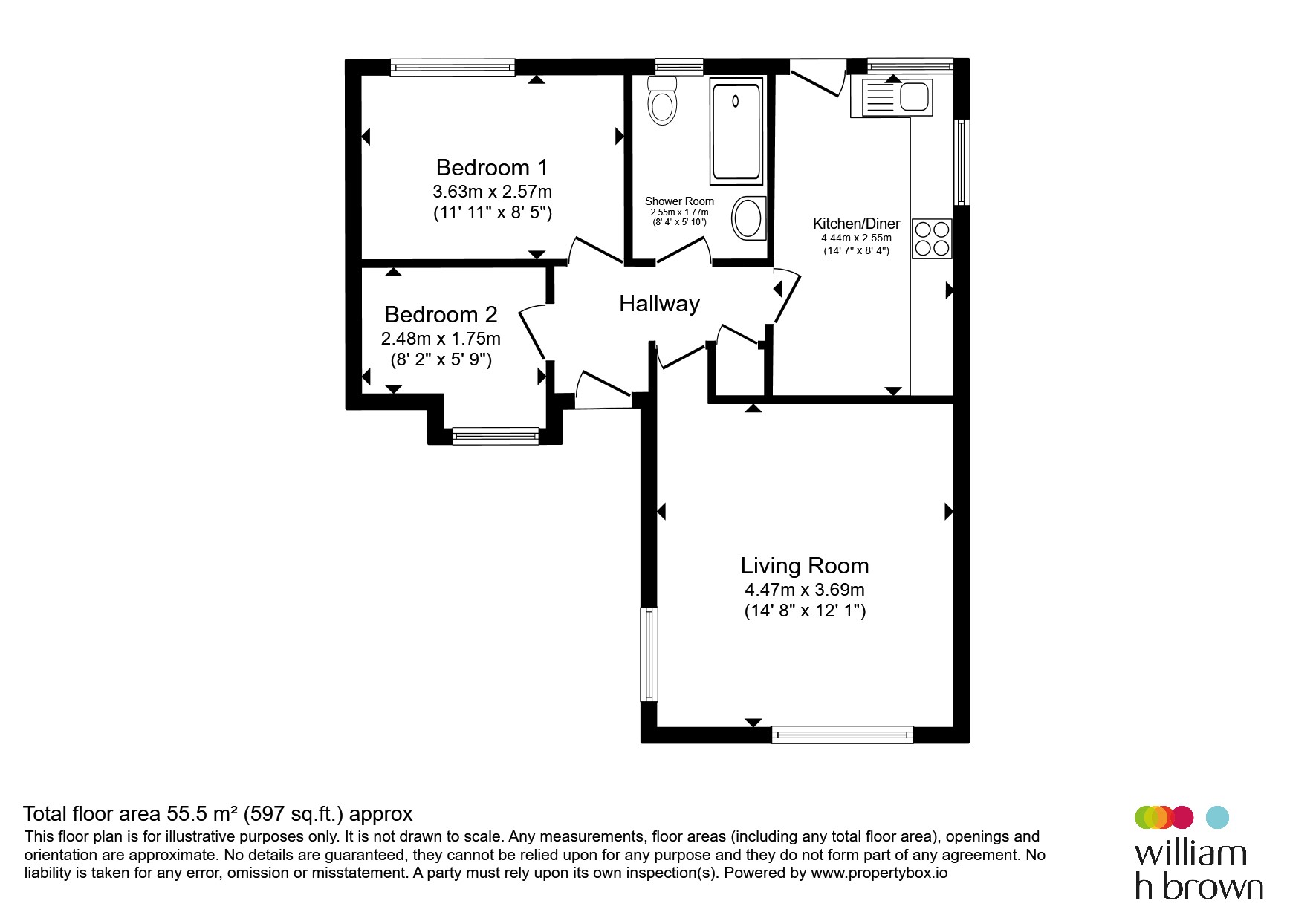 9, Smeeton Court, Sleaford floorplan