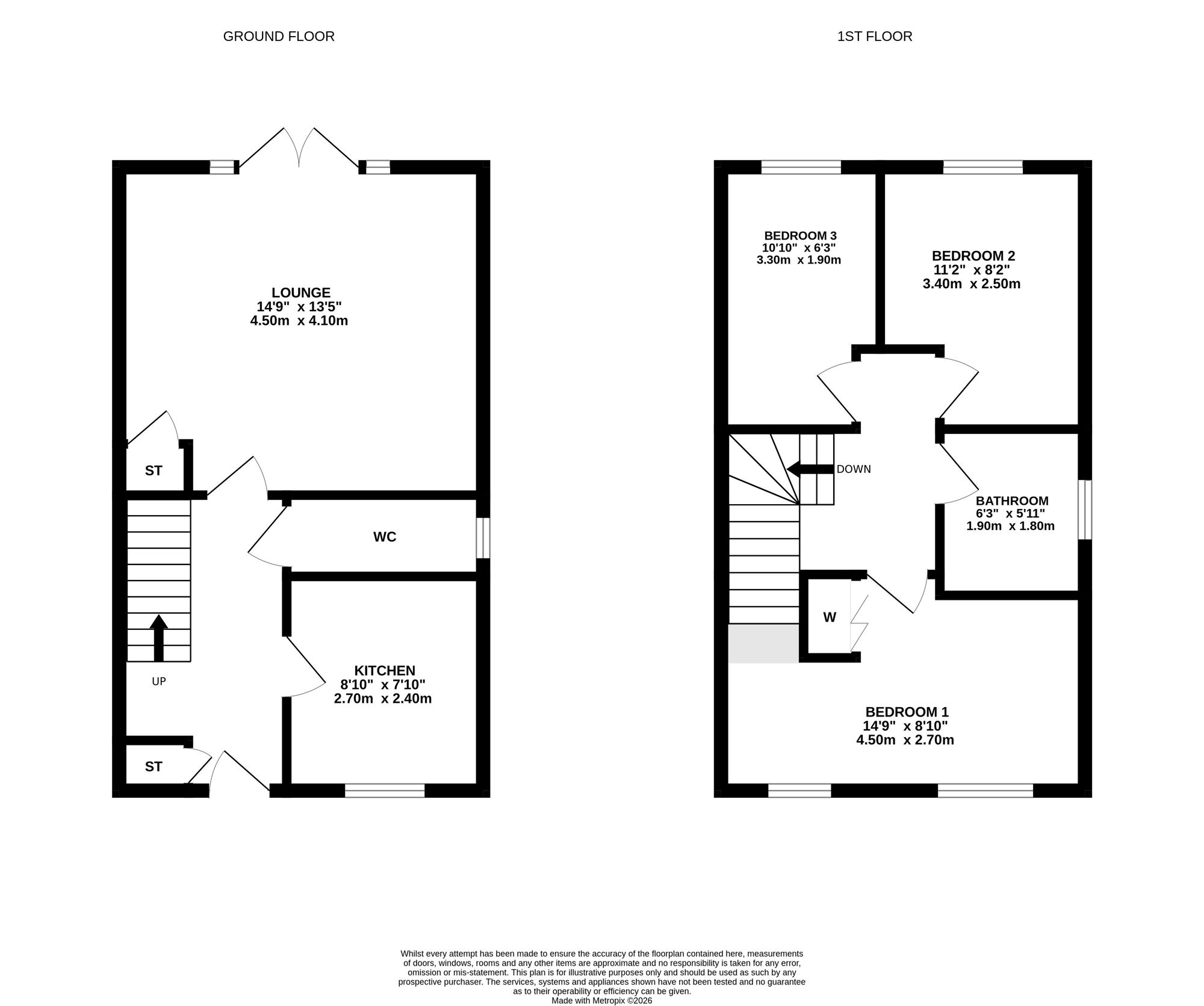 5 Blane Crescent, Dunfermline floorplan