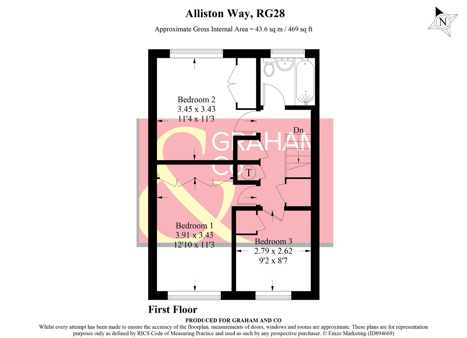 36, Alliston Way, Whitchurch floorplan