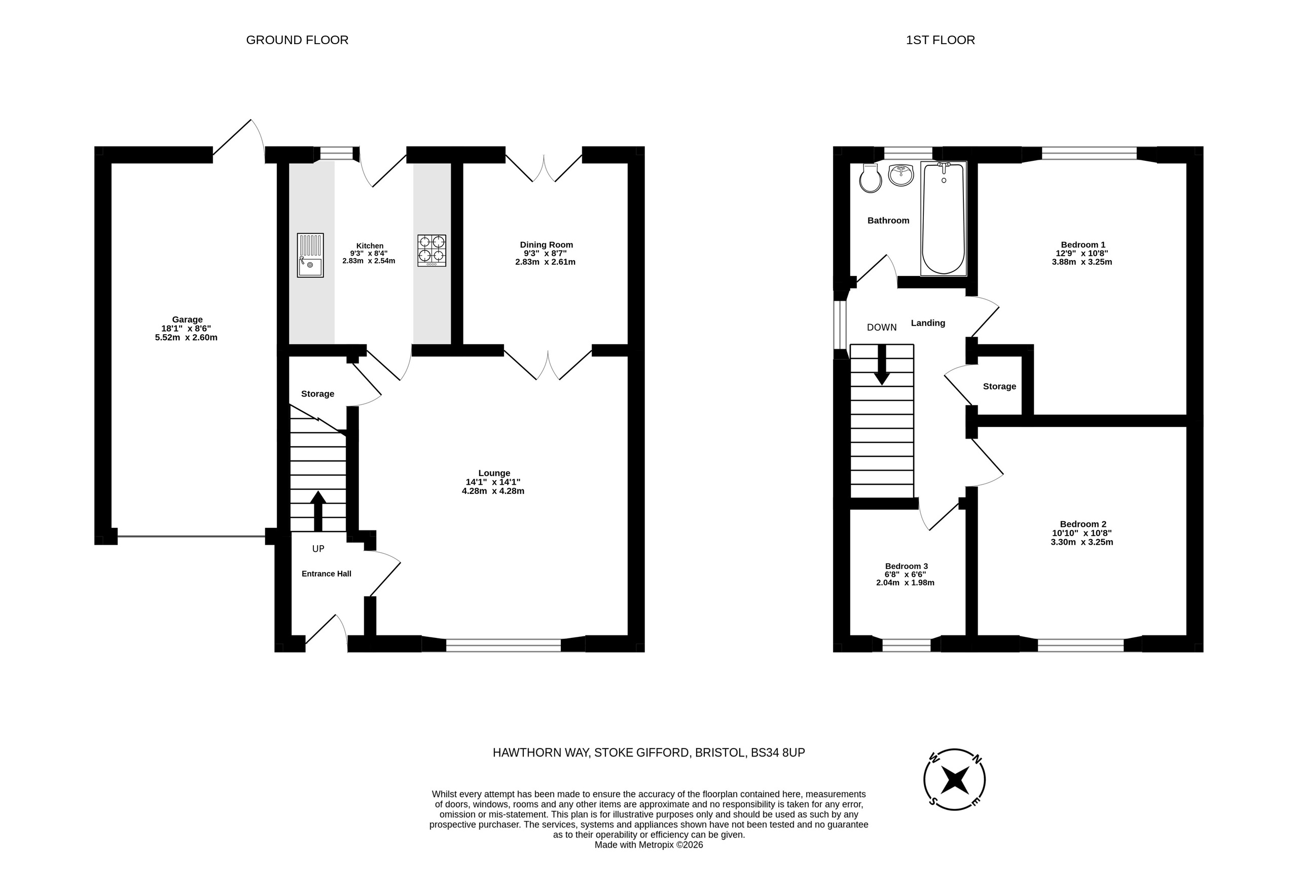 5 Hawthorn Way, Bristol floorplan