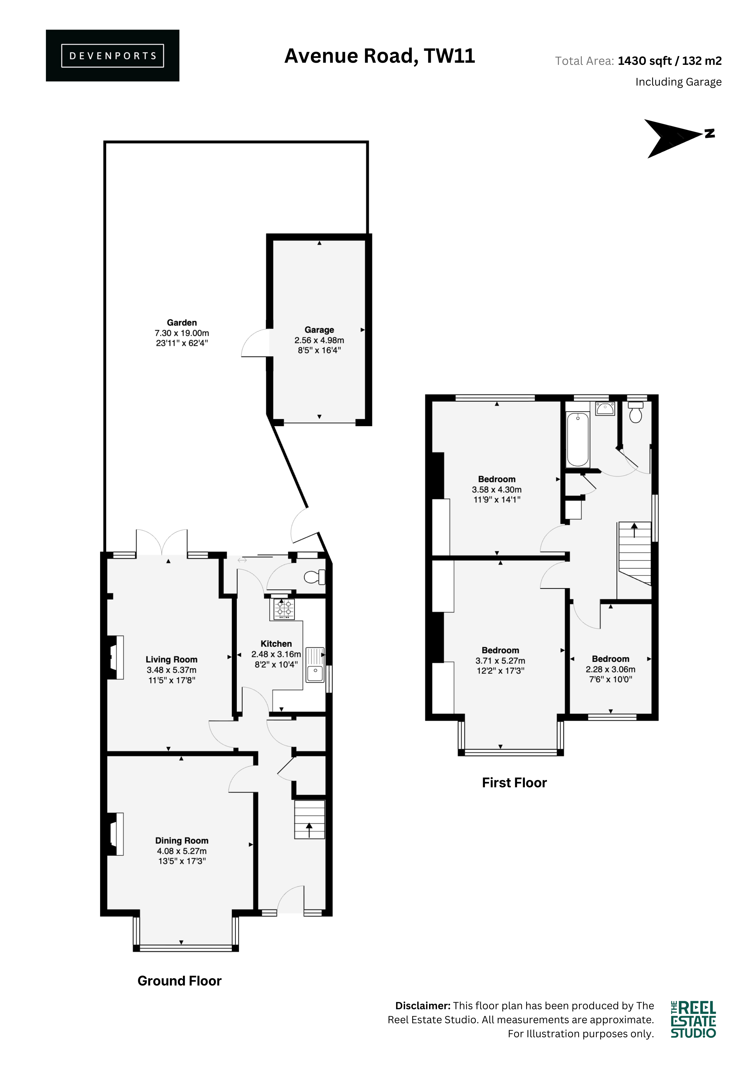 30, Avenue Road, Teddington floorplan