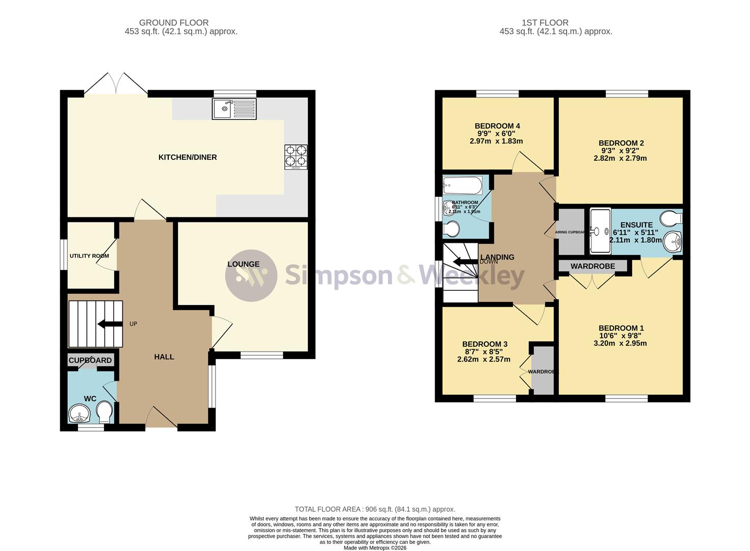 8, Prospero Drive, Wellingborough floorplan