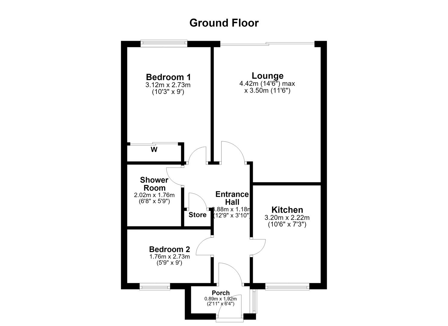 5, Stadtpeine Close, Corby floorplan