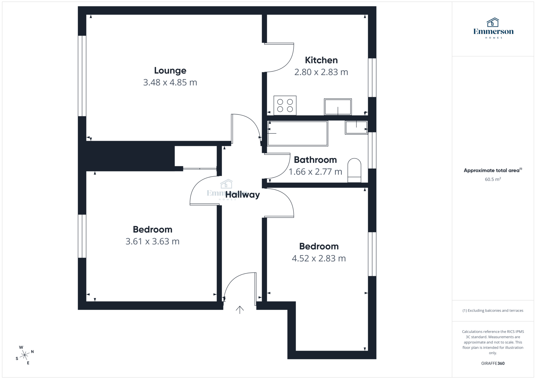 13e, William Street, Johnstone floorplan