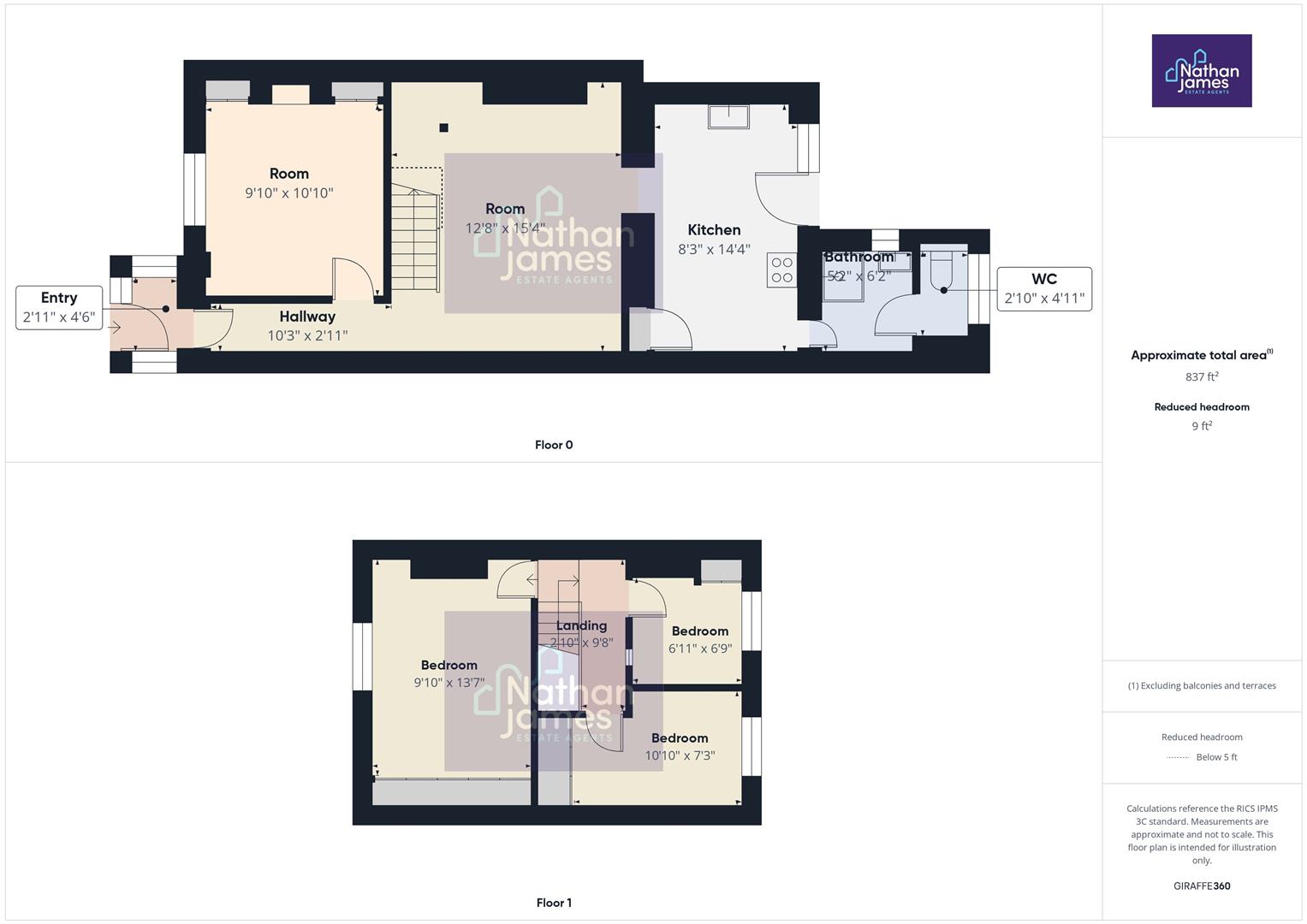 23, Laburnum Terrace, Caldicot floorplan