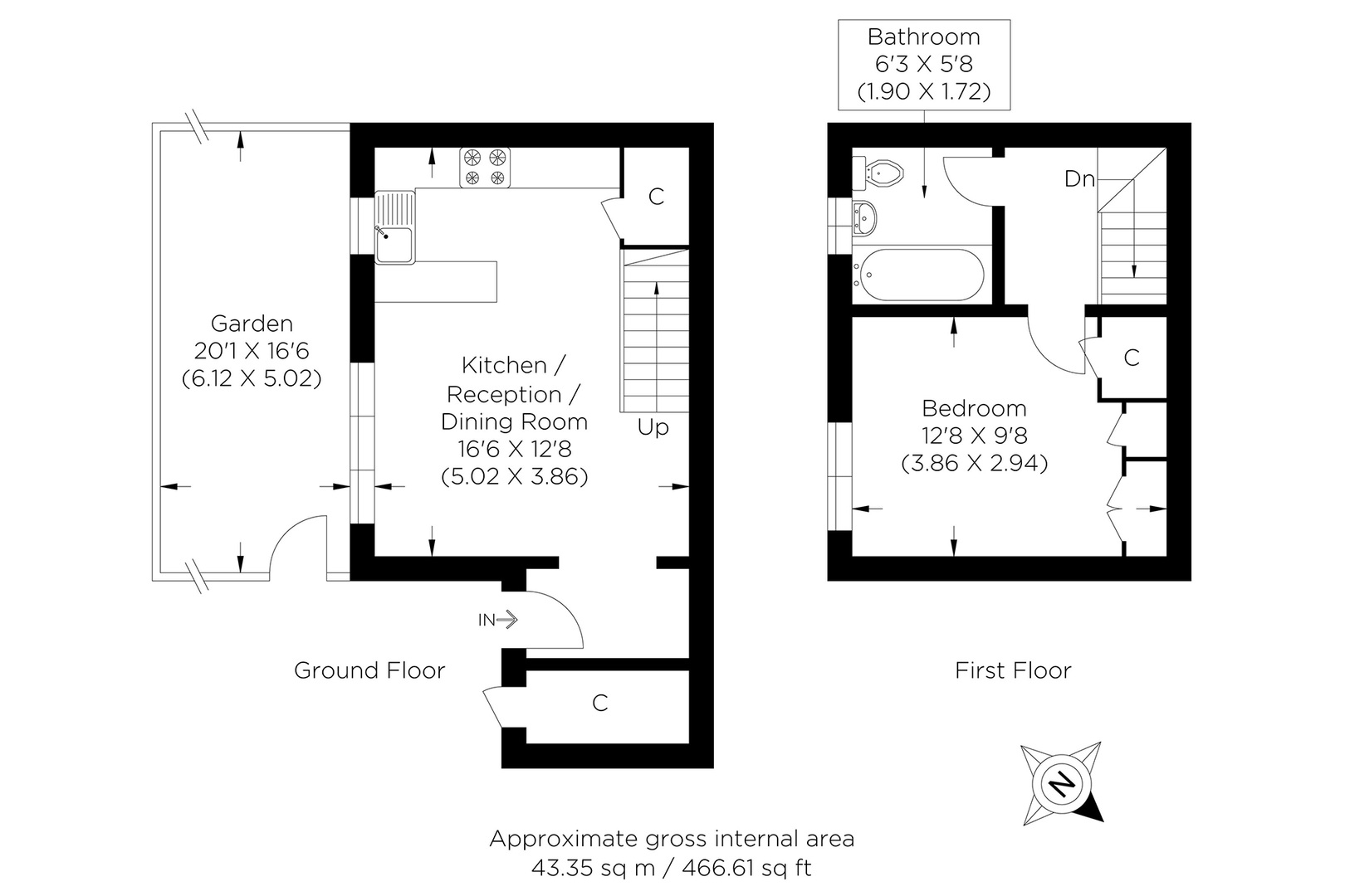 11, Surrey Water Road Rotherhithe, London floorplan