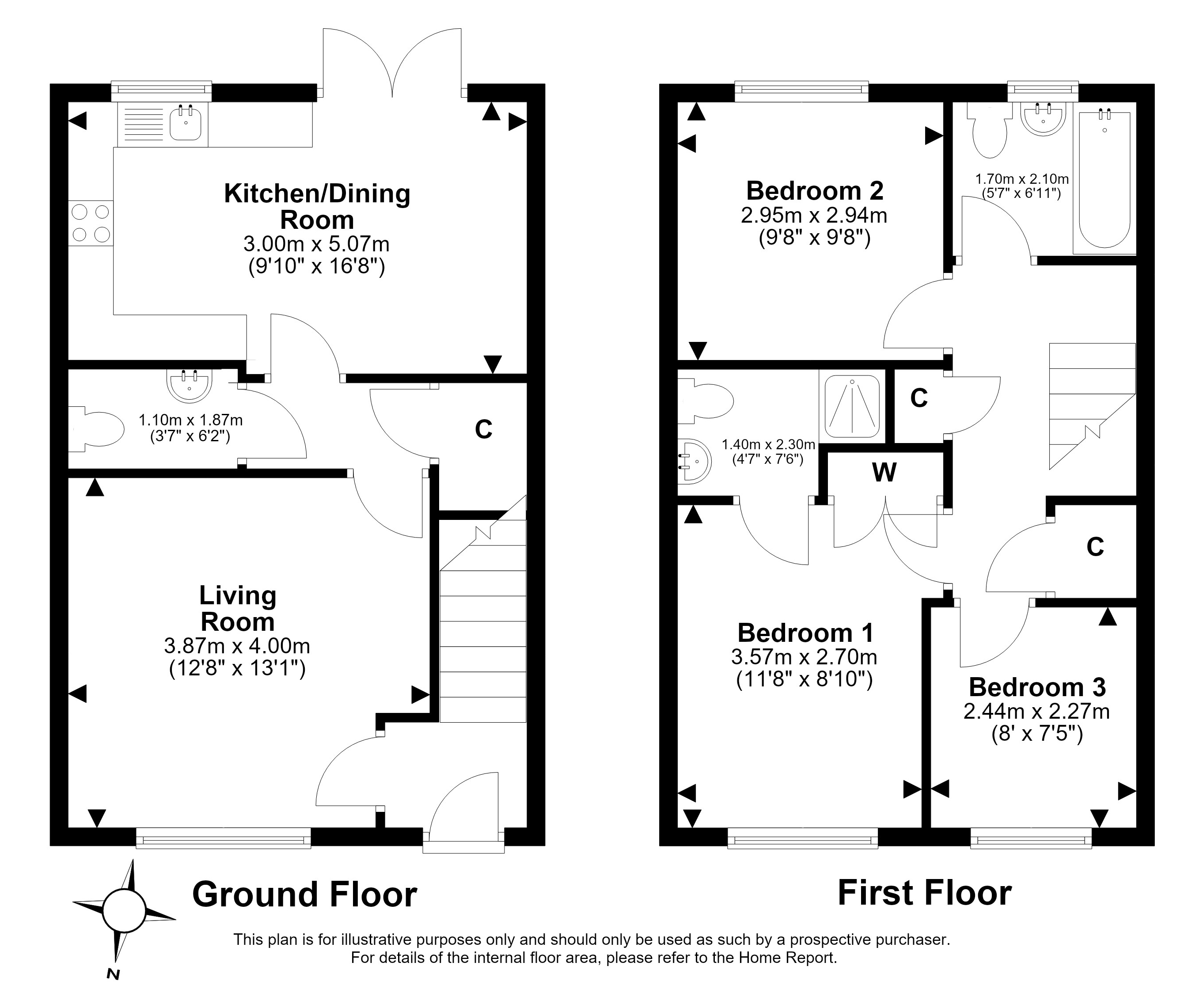 29, Carter Drive, Gilmerton, Edinburgh floorplan