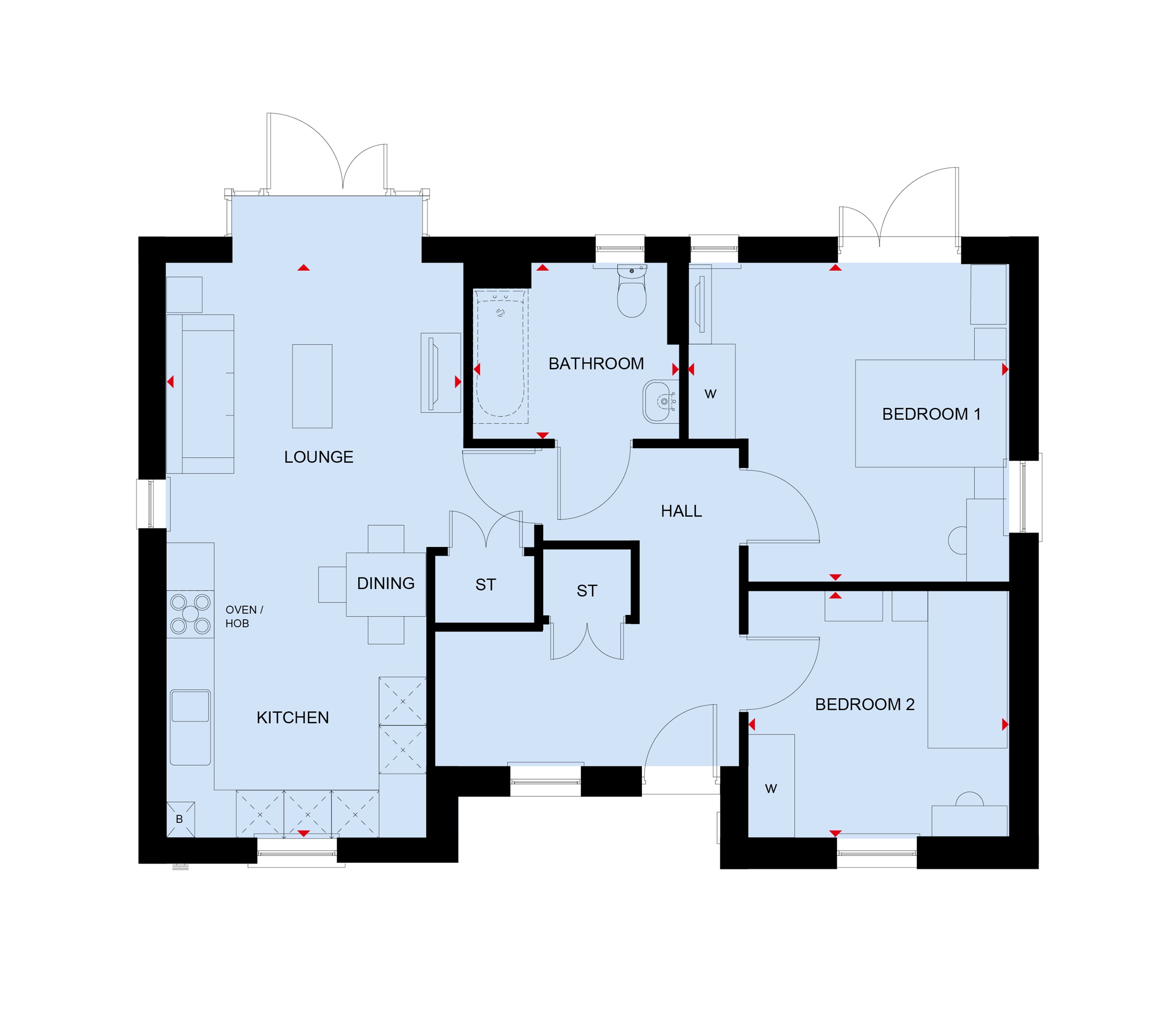 H828538, Tye Lane, Walberton floorplan