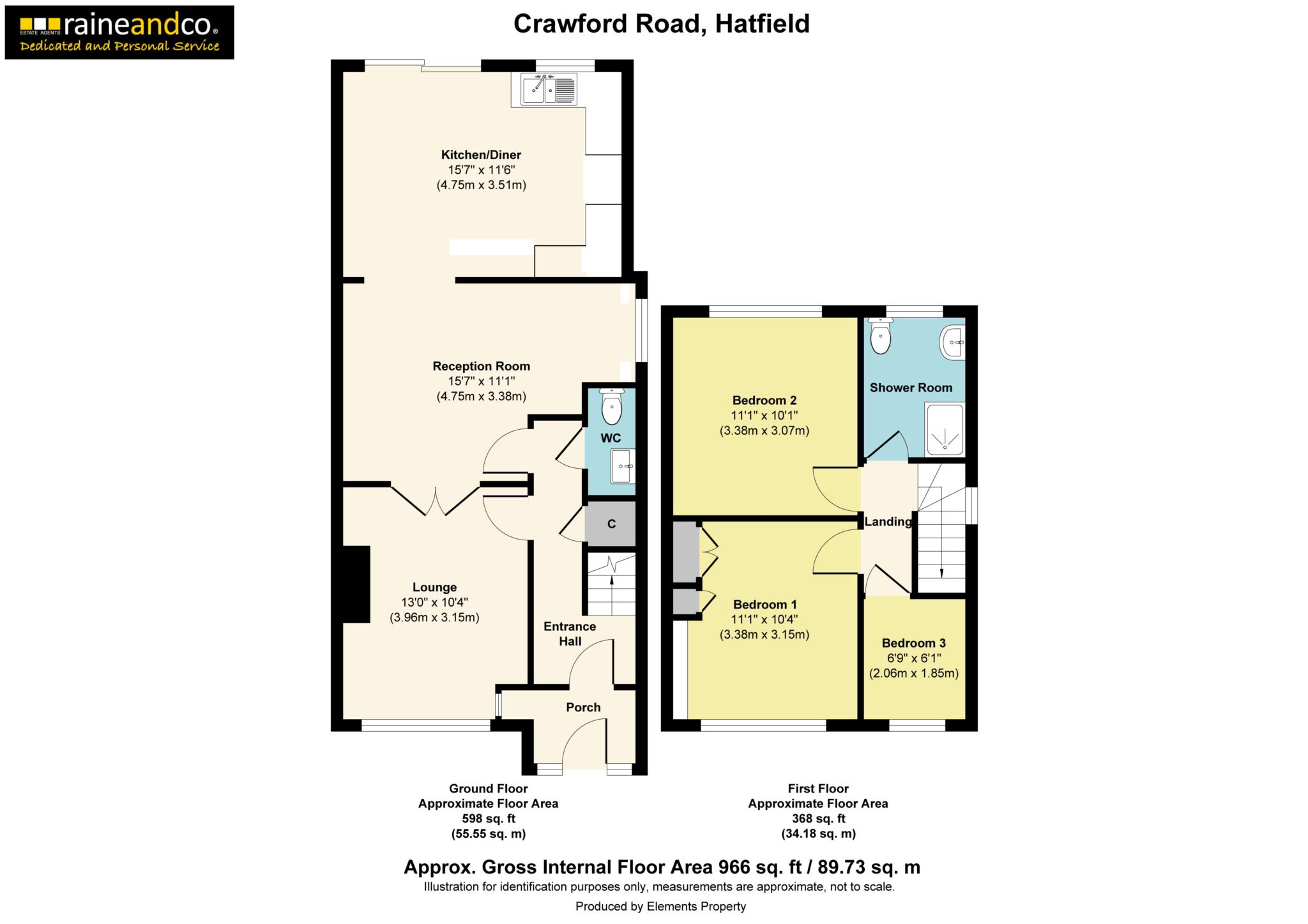 110, Crawford Road, Hatfield floorplan