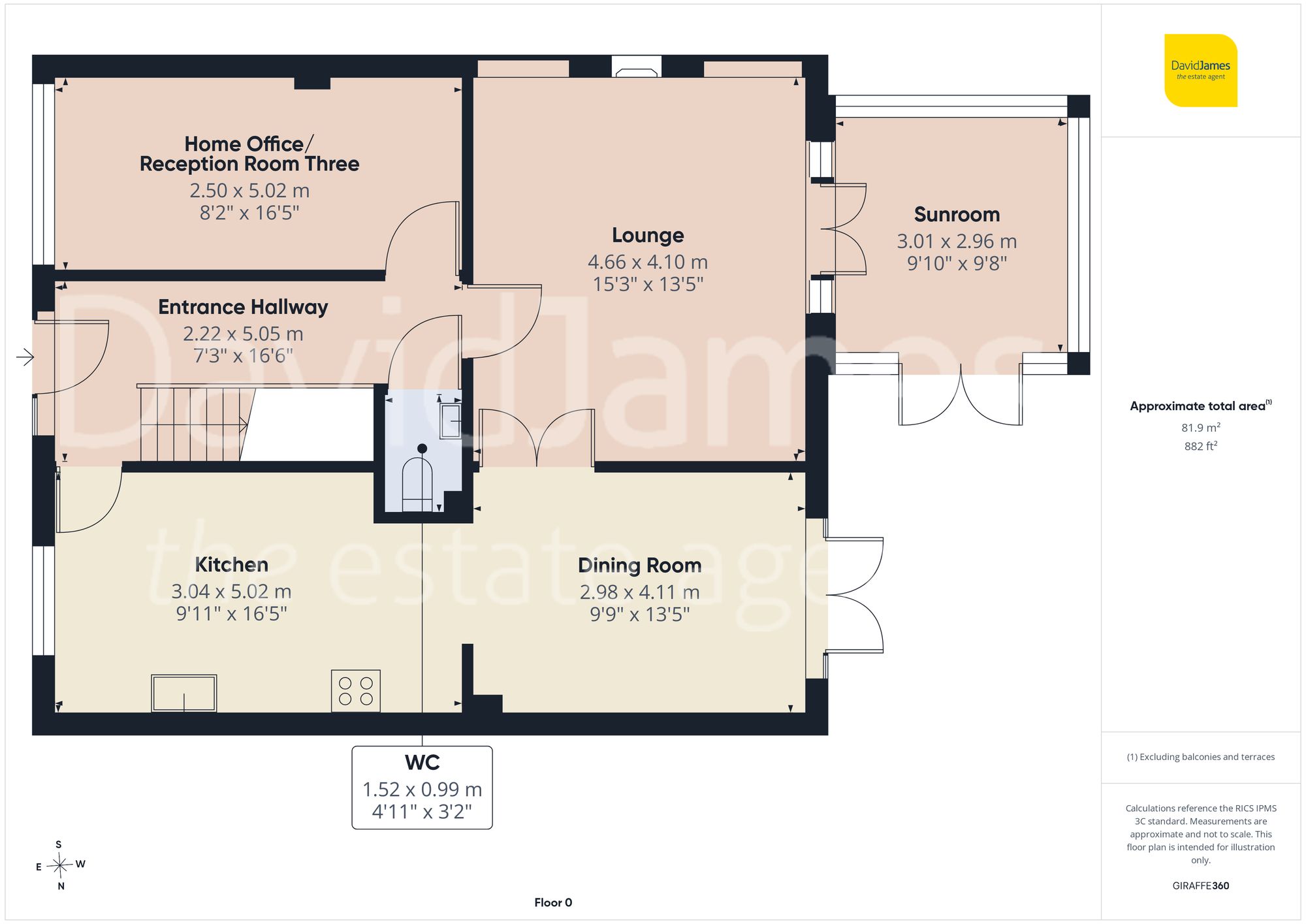 8 Axmouth Drive, Nottingham floorplan
