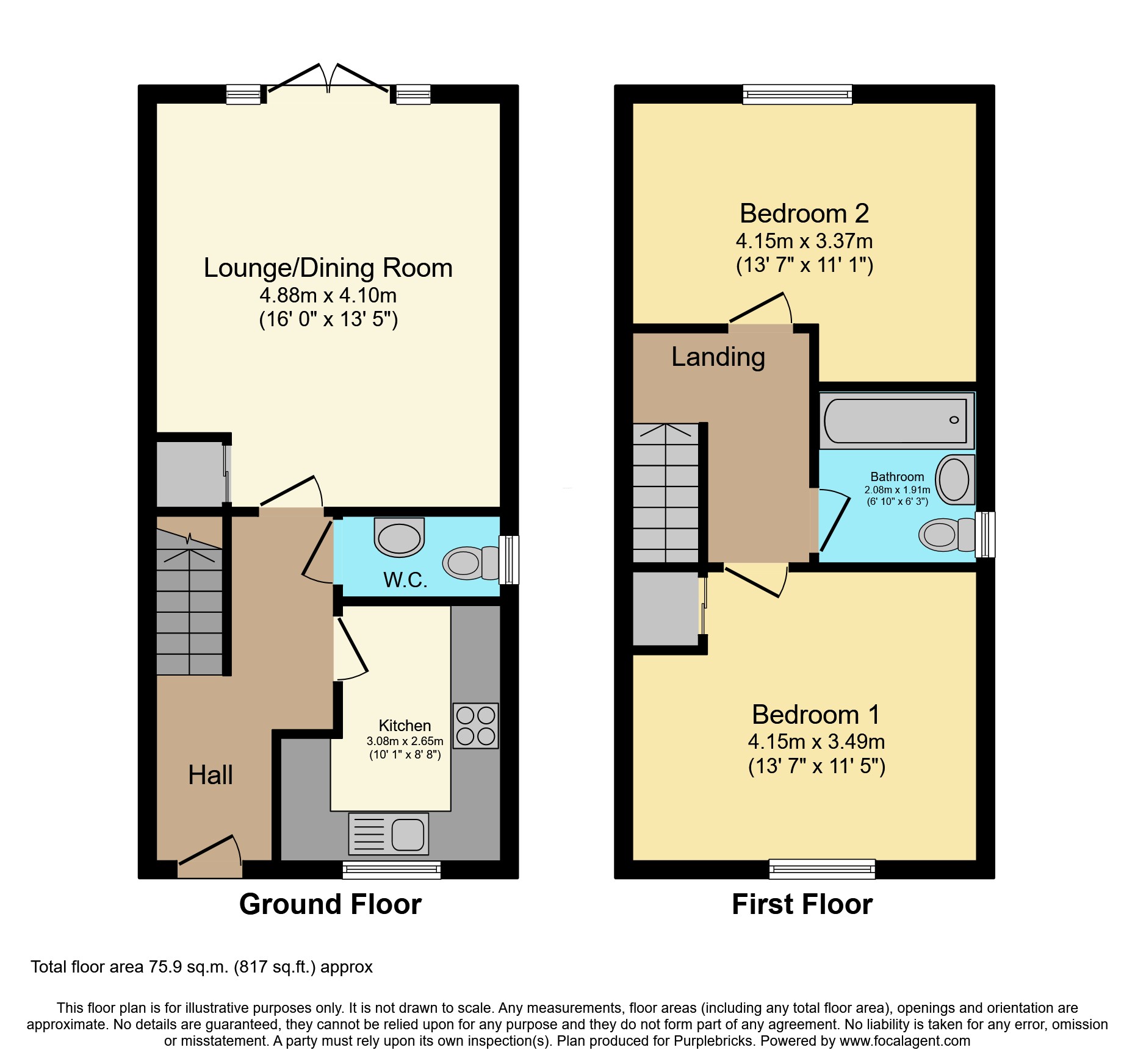 61, Lapwing Lane, Stockport floorplan