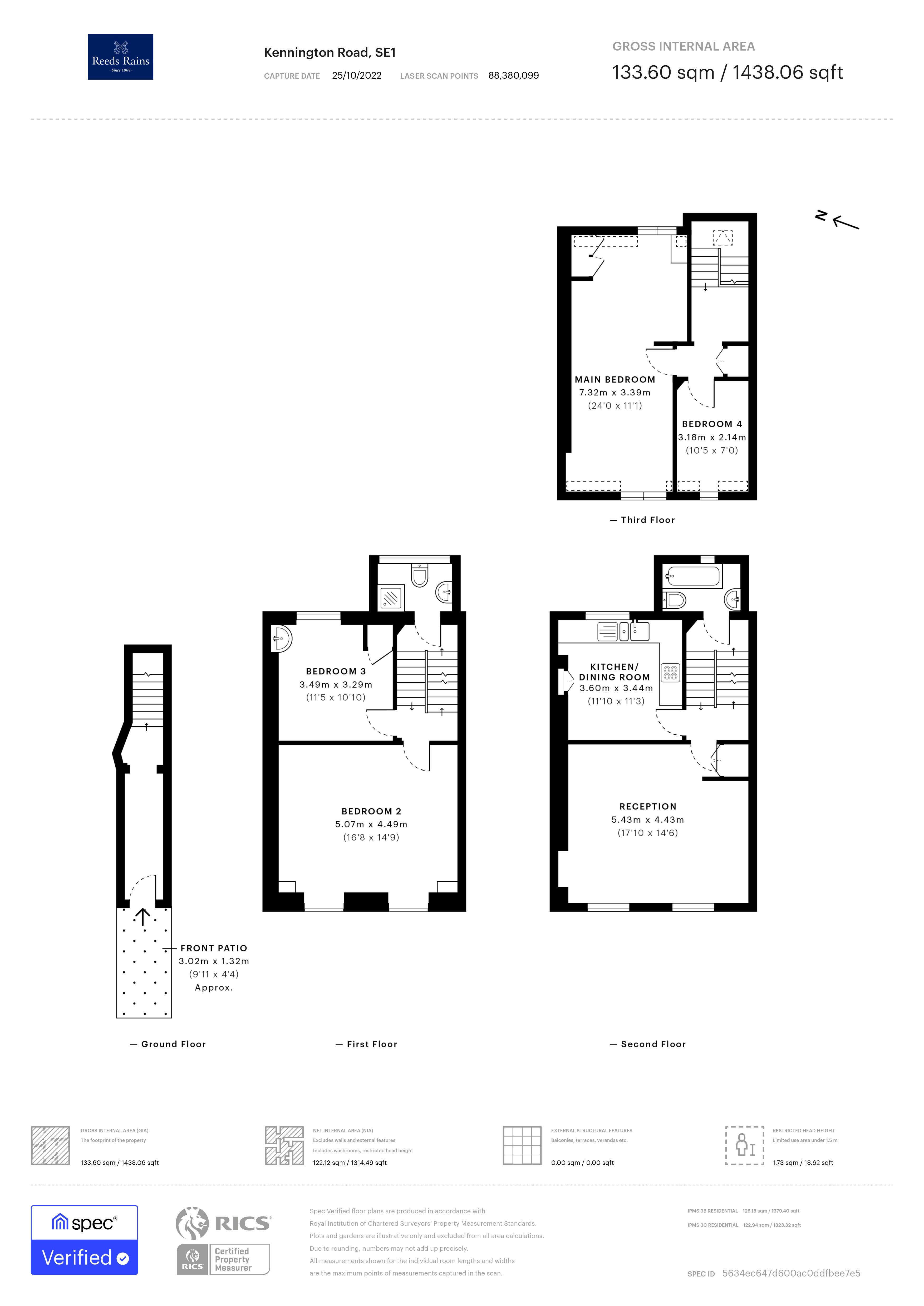 Kennington Road, London floorplan