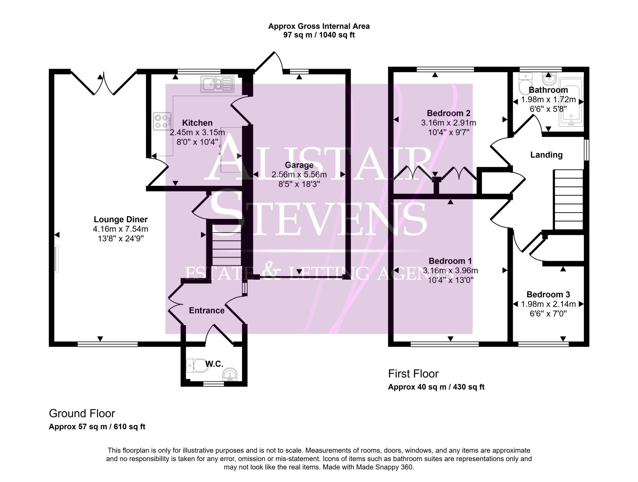 14, Farholme, Oldham floorplan