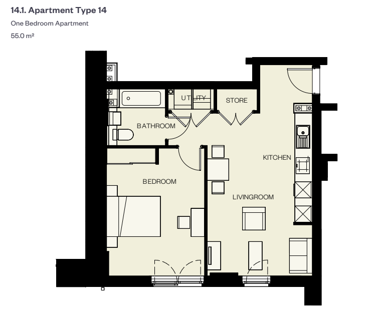 A86, The Charter, New Swan Yard, Gravesend, Gravesend floorplan