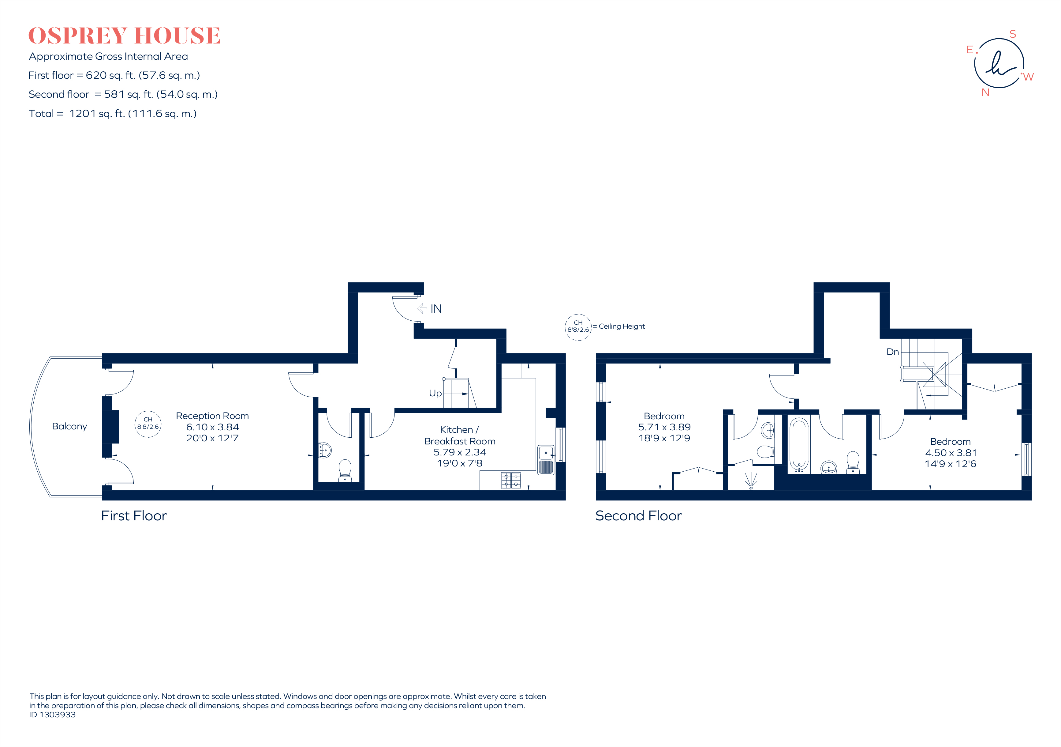 Flat 16, Osprey House, Lower Square, Isleworth floorplan