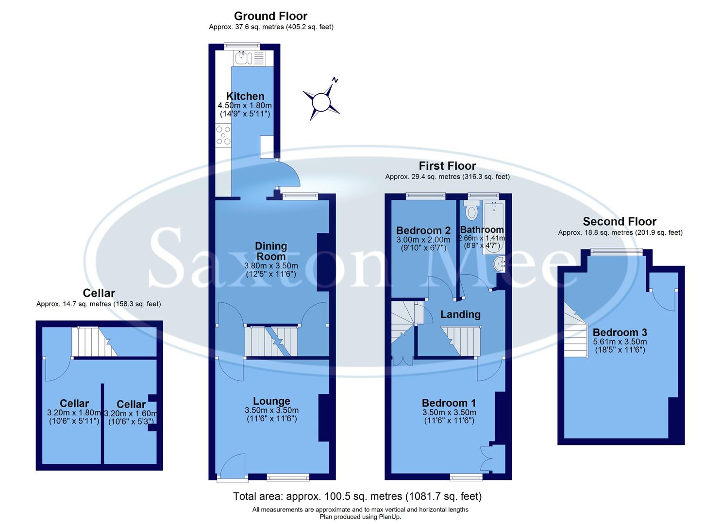 13, May Road, Sheffield floorplan