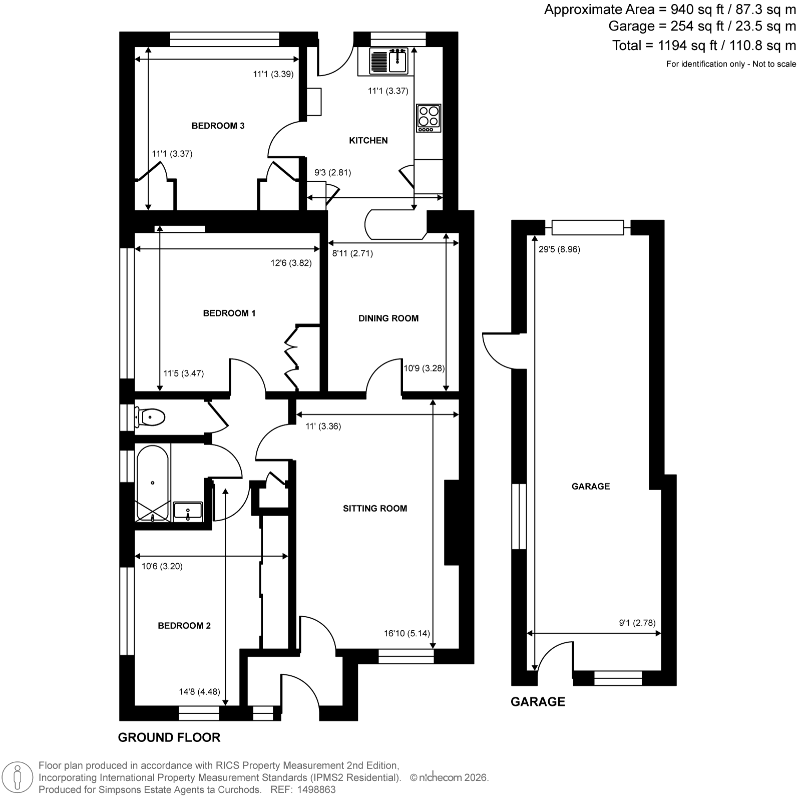 5, Boltons Close, Pyrford floorplan