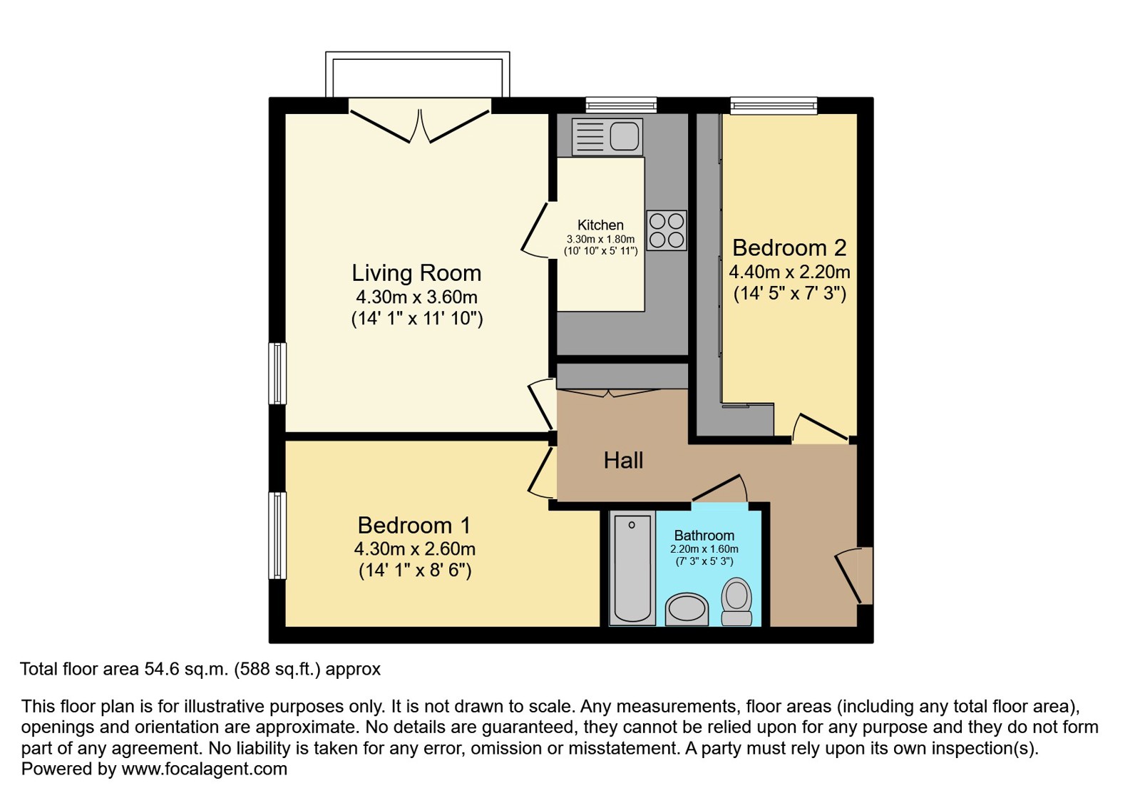21, Grove Park (A), Barnard Castle floorplan