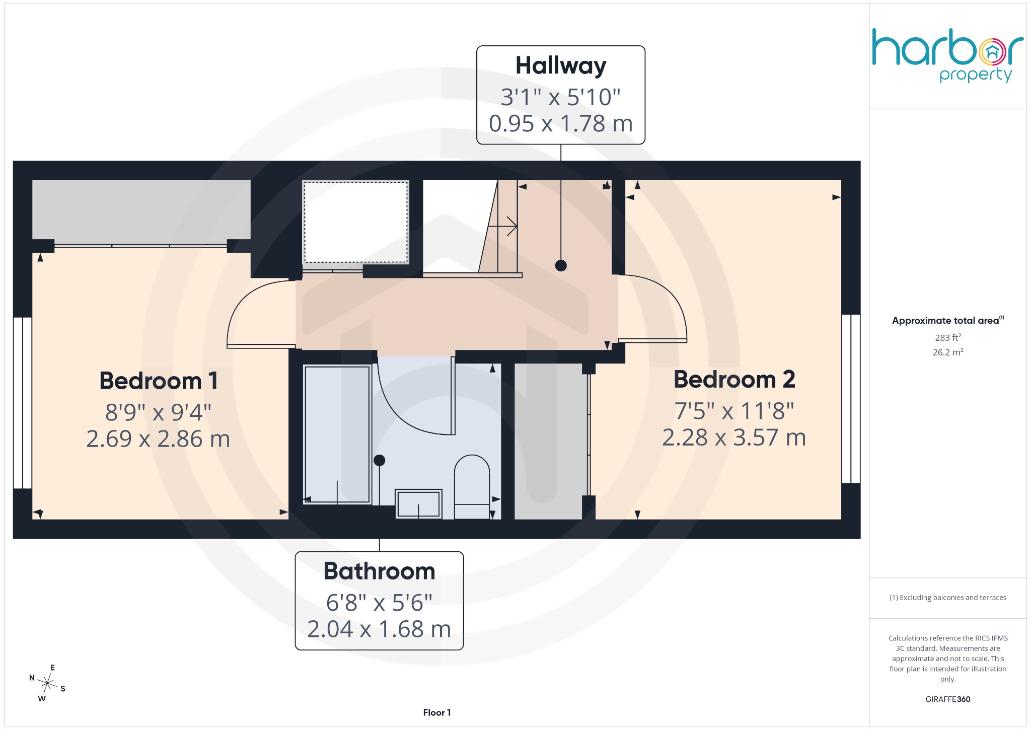21 Hogarth Avenue, Carntyne, City of Glasgow floorplan