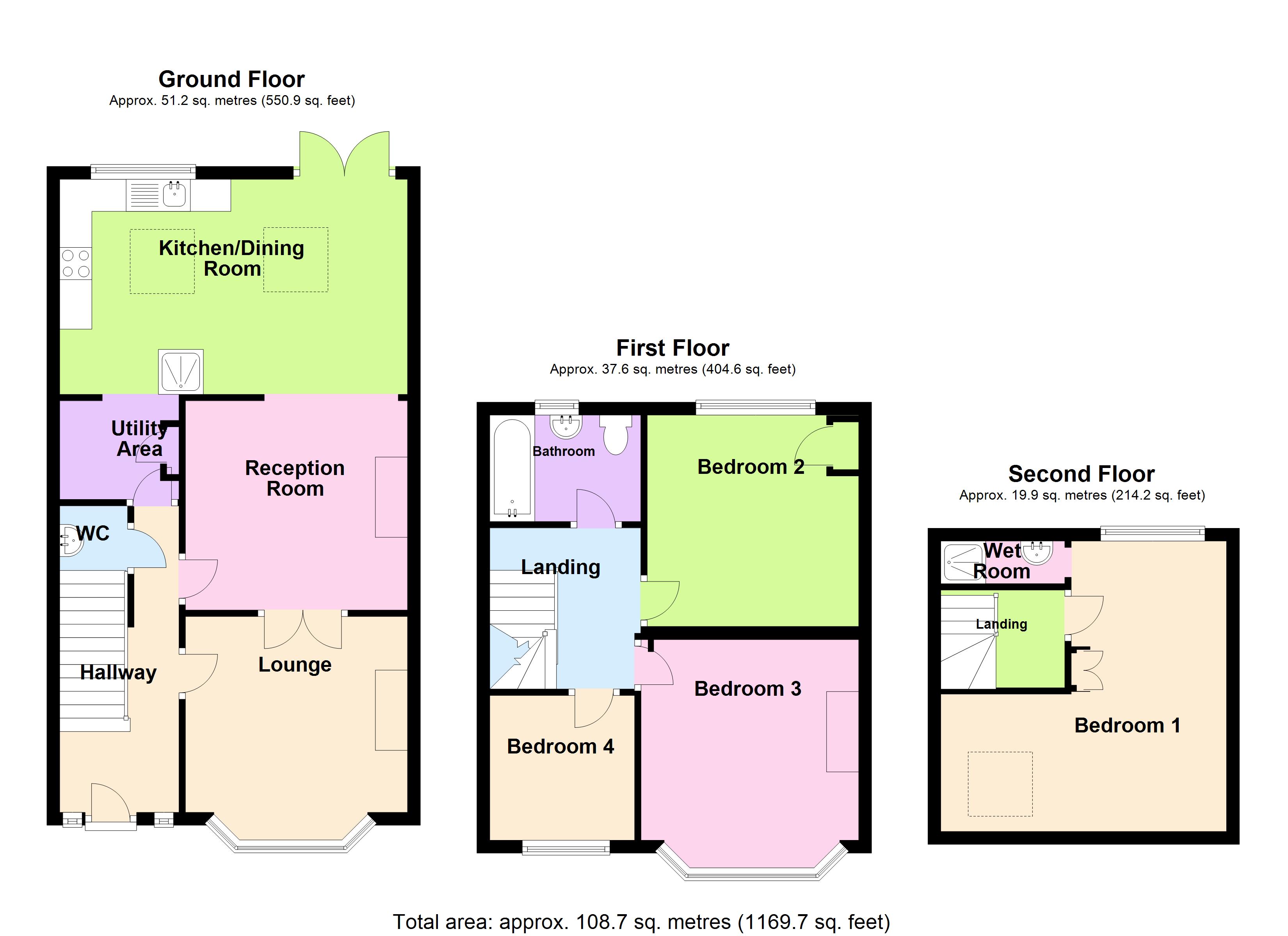 4 Bedrooms Terraced house for sale in Beulah Road, Hornchurch, London RM12