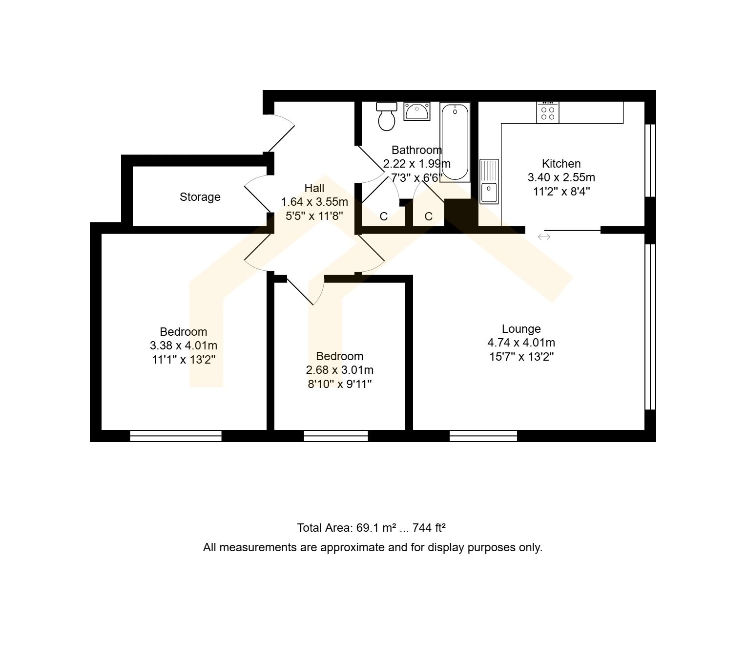 12, The Cliff, Wallasey floorplan