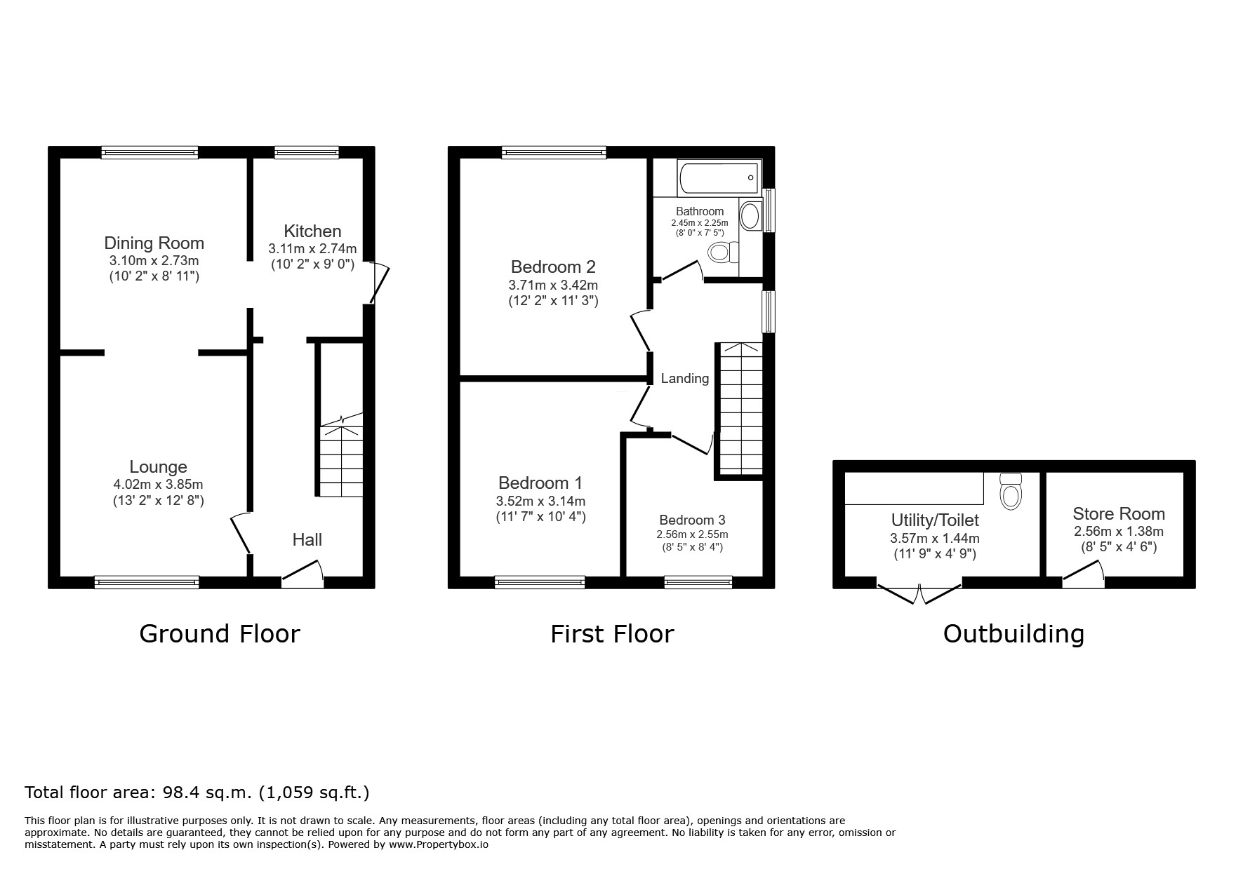 141, Avon Road, Chelmsford, Essex floorplan