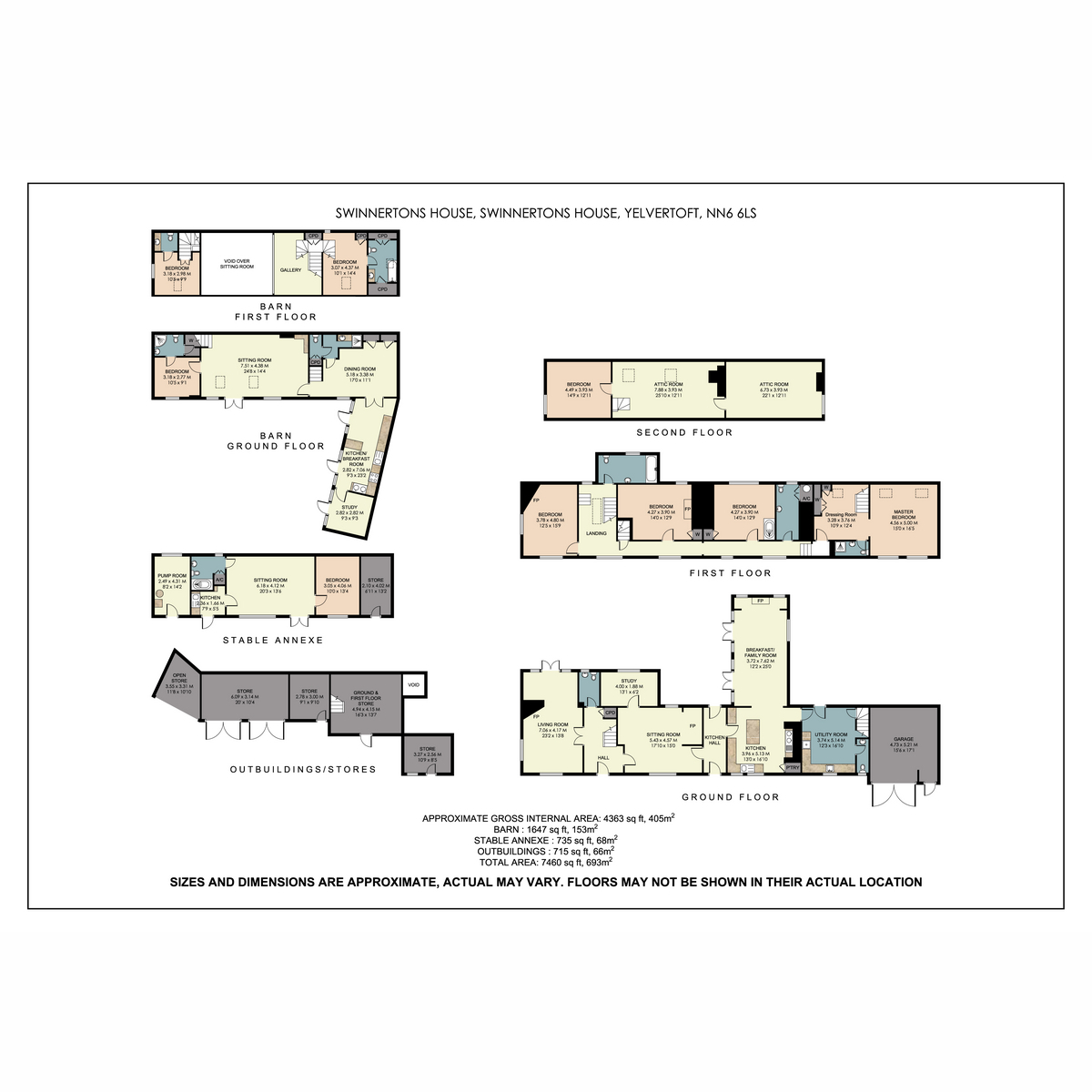 Swinnertons House, 9 Swinnertons Lane, Northampton floorplan
