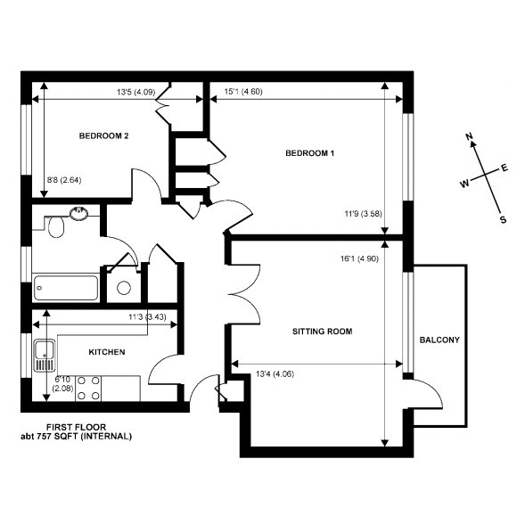 2 Bedrooms Flat to rent in Kingfisher Close, Hersham, Walton-On-Thames KT12