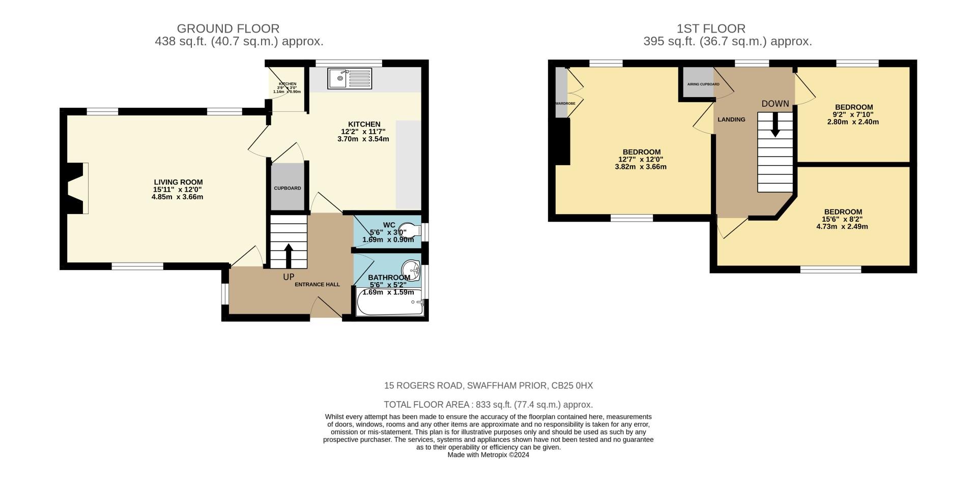 Rogers Road, Swaffham Prior, Cambridge CB25, 3 bedroom semidetached