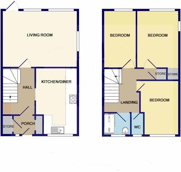 3 Bedrooms Maisonette to rent in Hayes Grove, Erdington, Birmingham B24