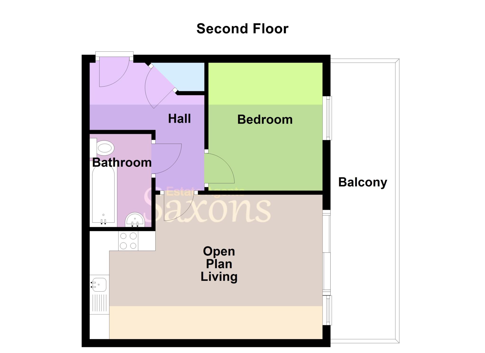 Flat 7, Whitney Crescent, Weston-super-Mare floorplan