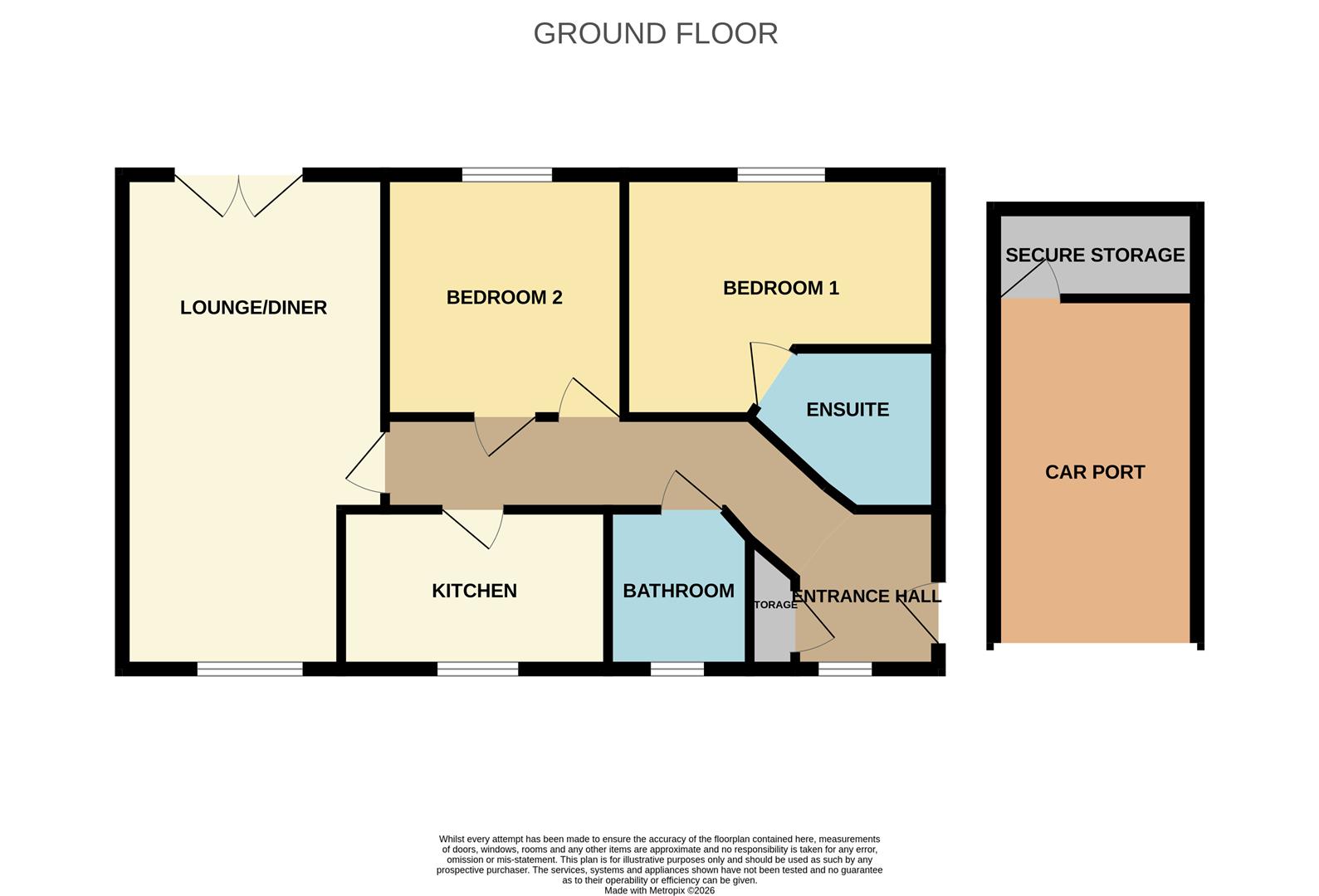 Flat 5, 47, Longhorn Avenue, Gloucester floorplan