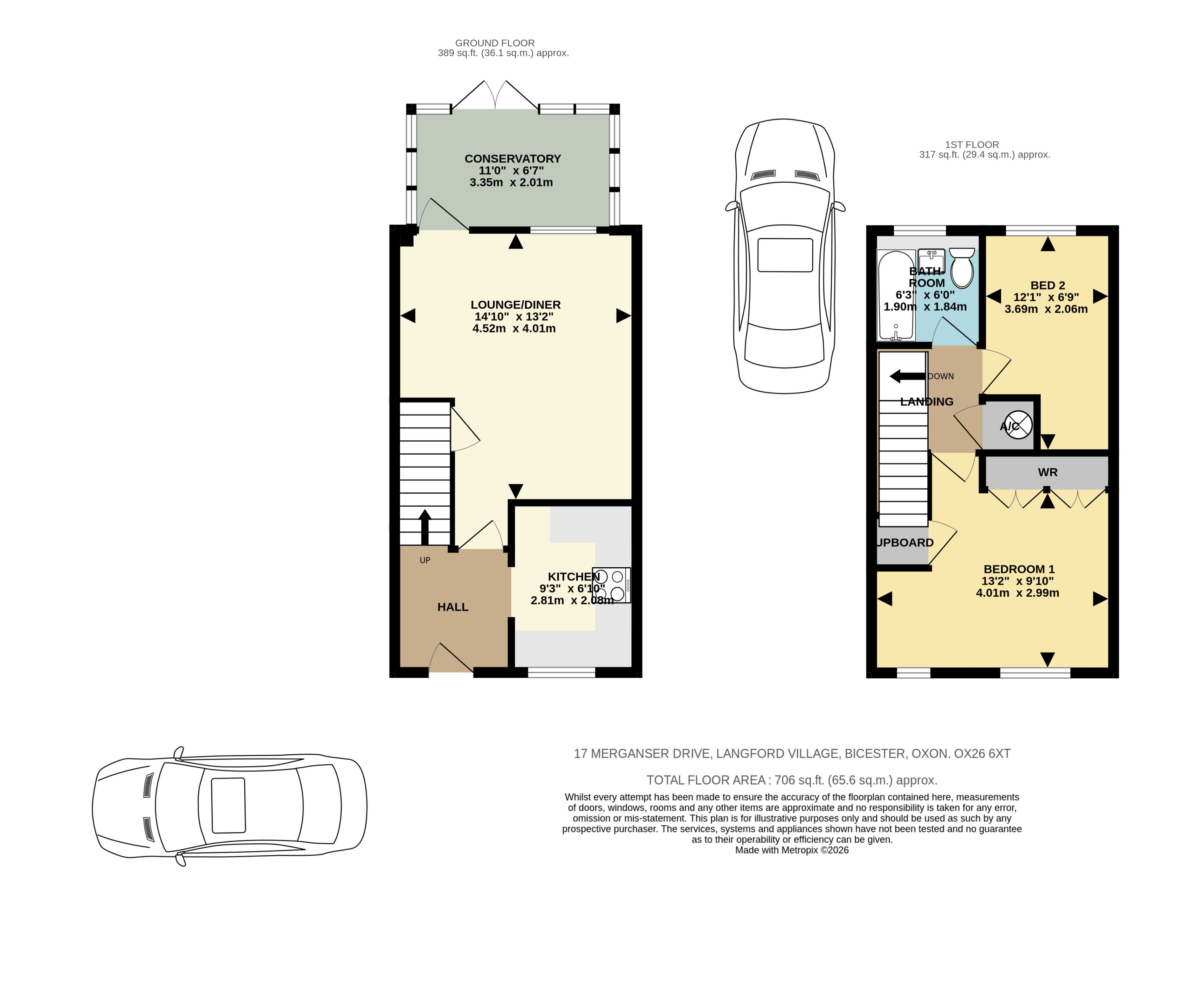 17, Merganser Drive, Bicester floorplan