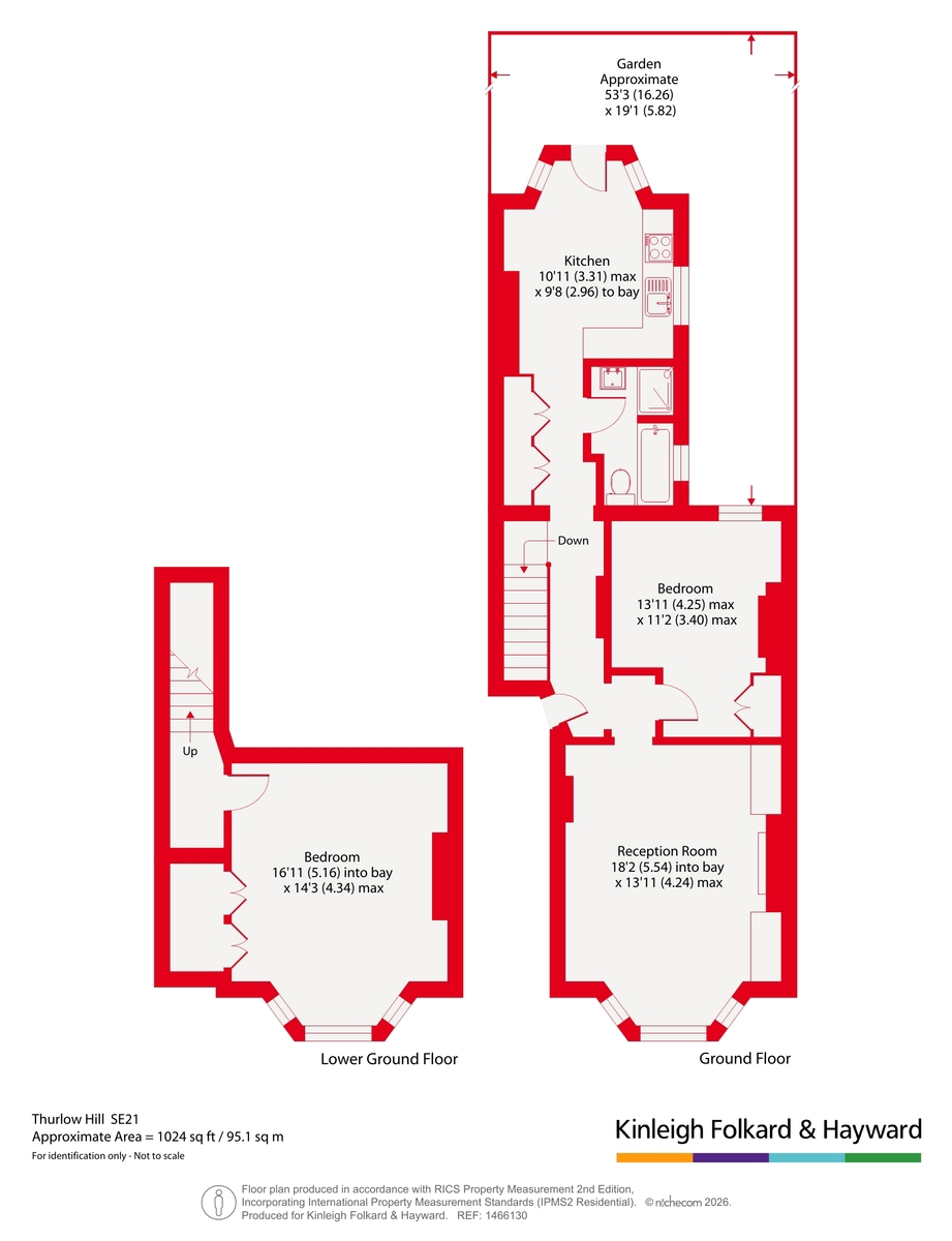 Flat A, 22, Thurlow Hill, London floorplan