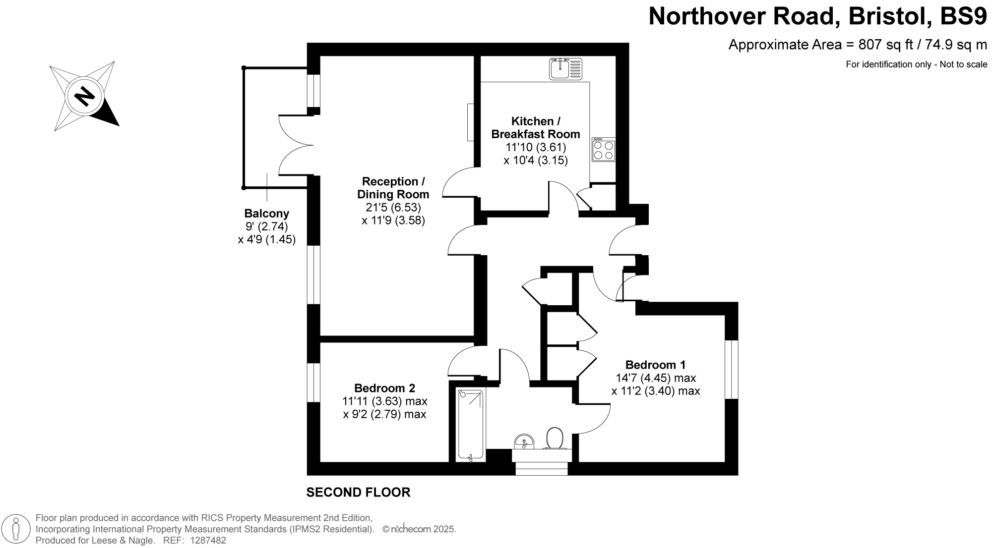 High Corner, Westbury on Trym, Bristol, BS9 floorplan