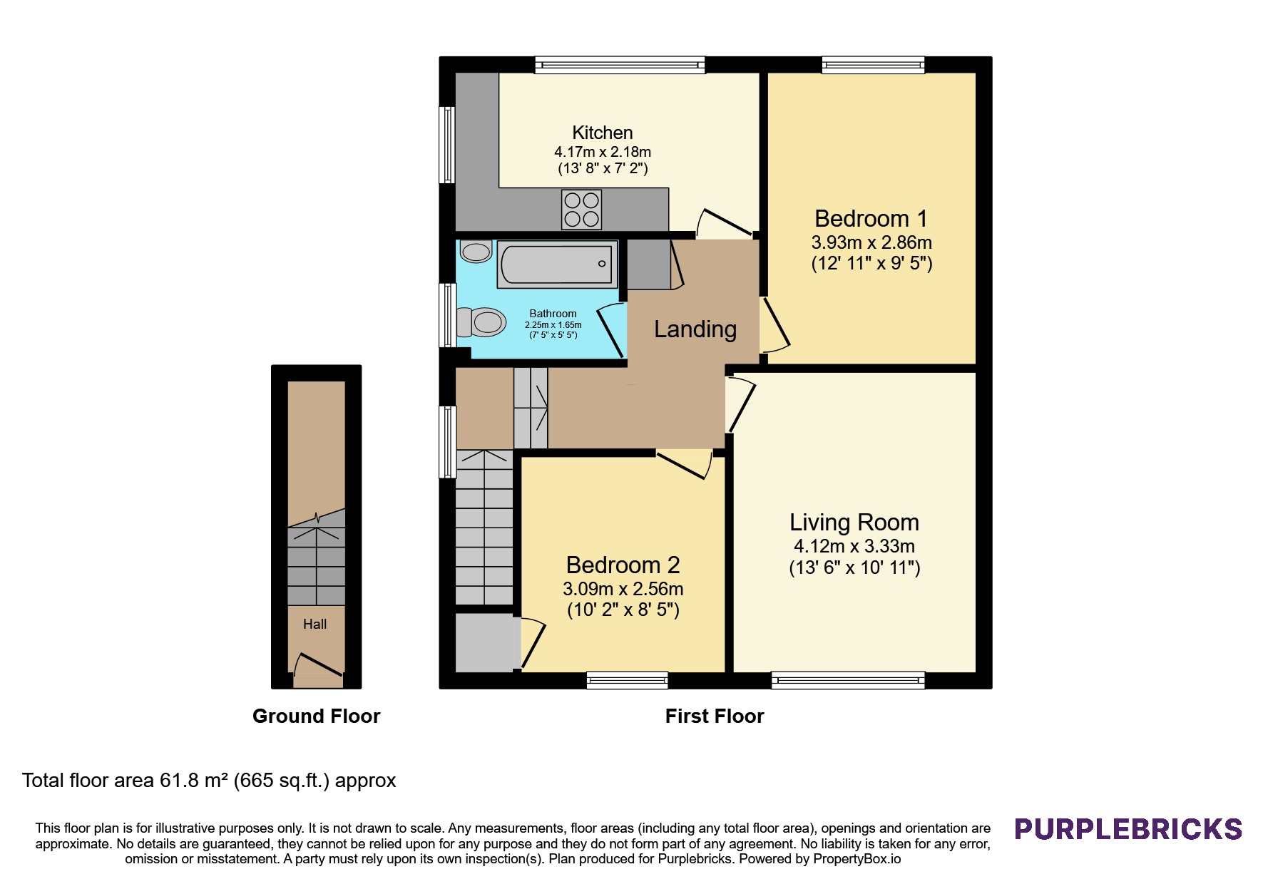 2, Peninsular Close, Feltham floorplan