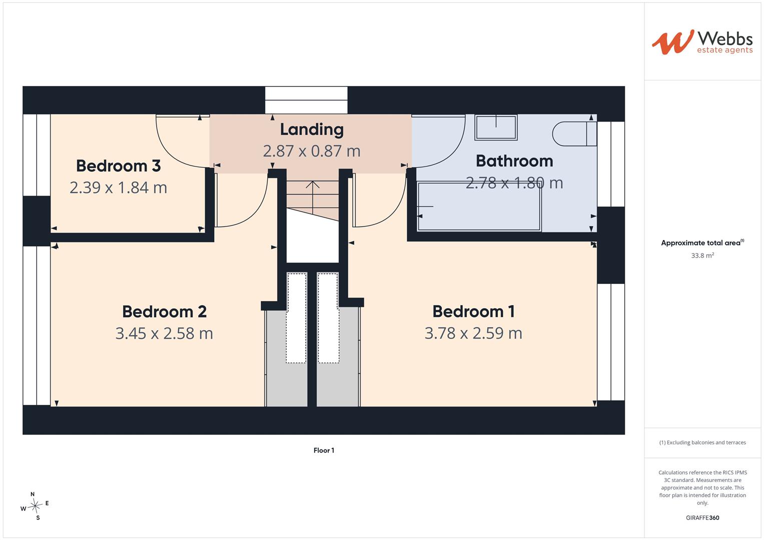 21, Kelvedon Way, Rugeley floorplan