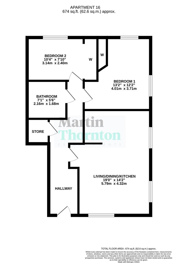 16, Whitley Willows, Huddersfield floorplan