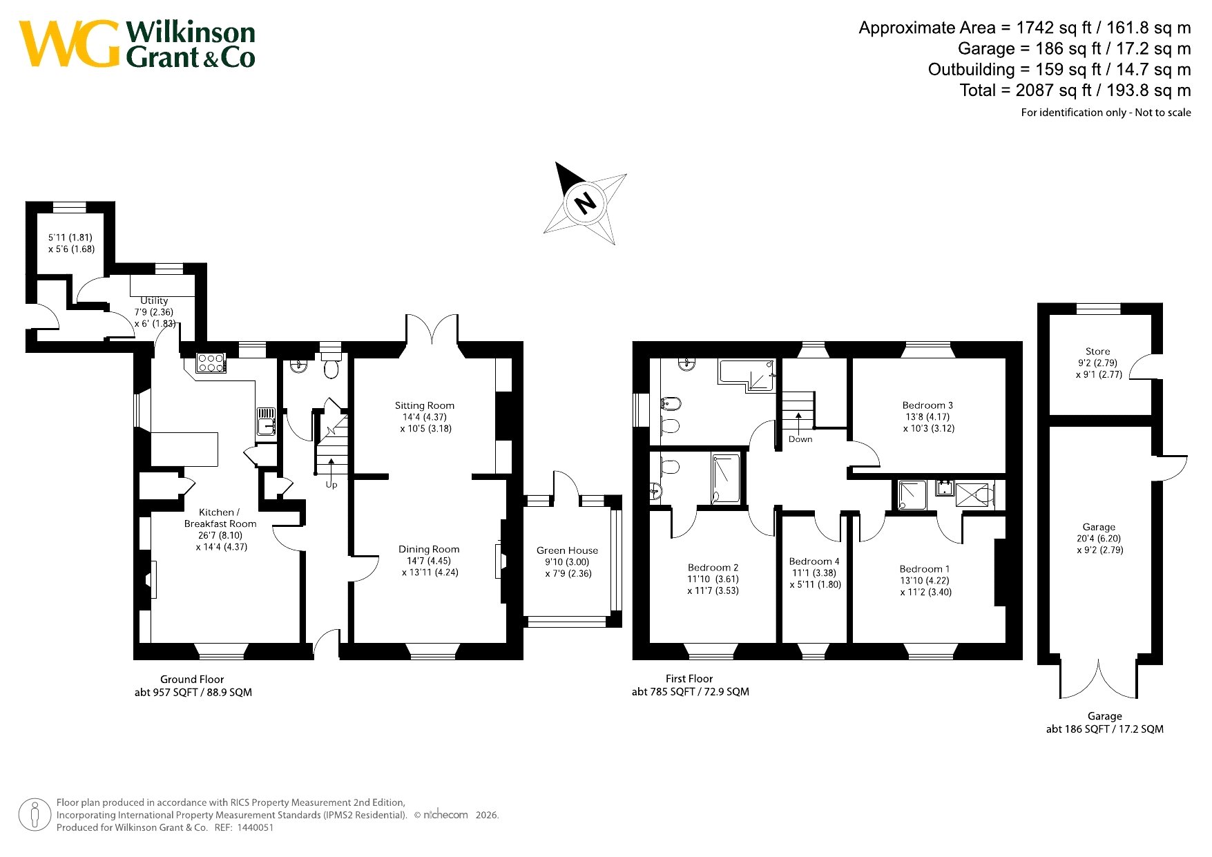 The Bays, 4, West Hill, Budleigh Salterton floorplan