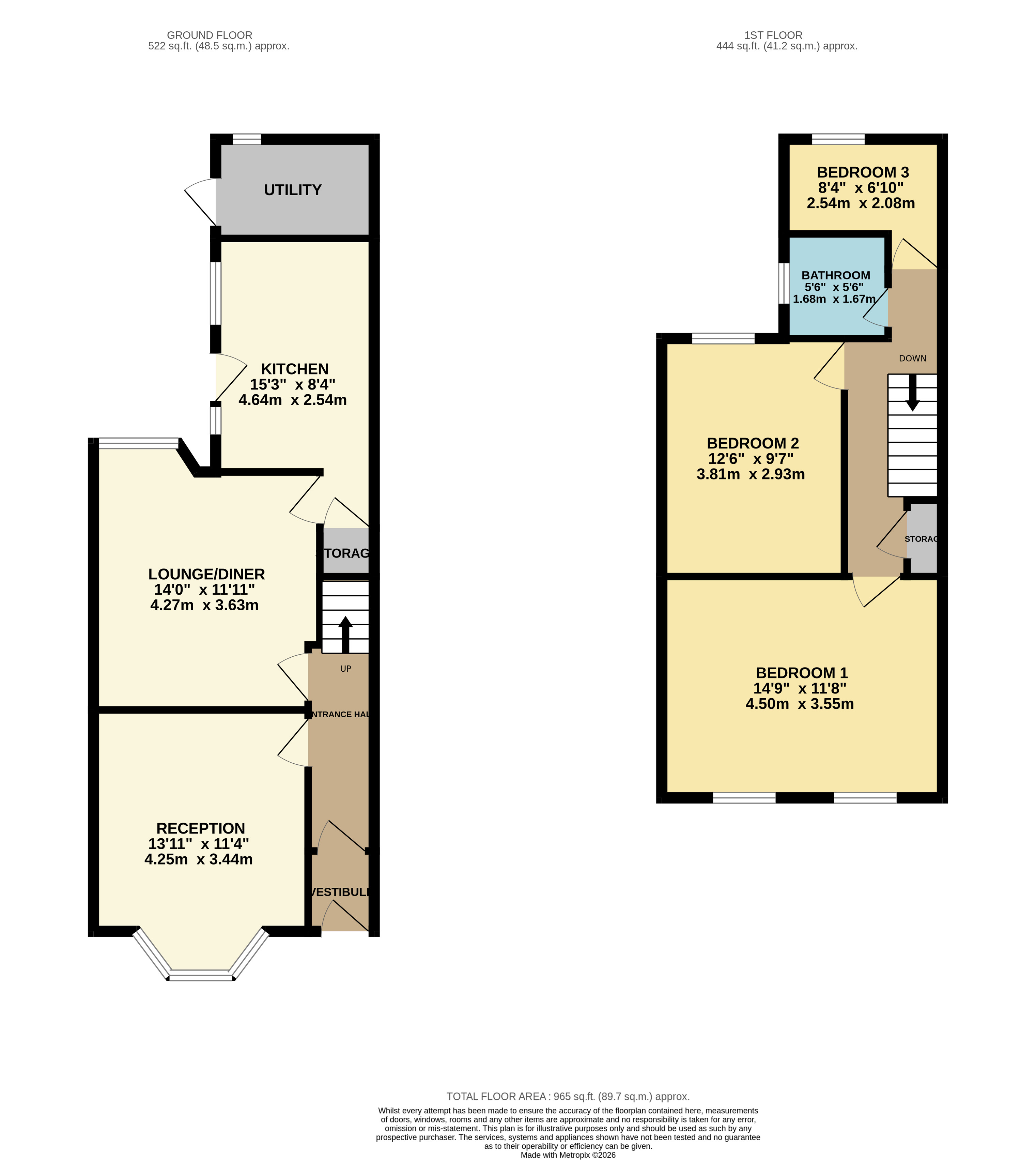50, Saunders Road, Blackburn floorplan