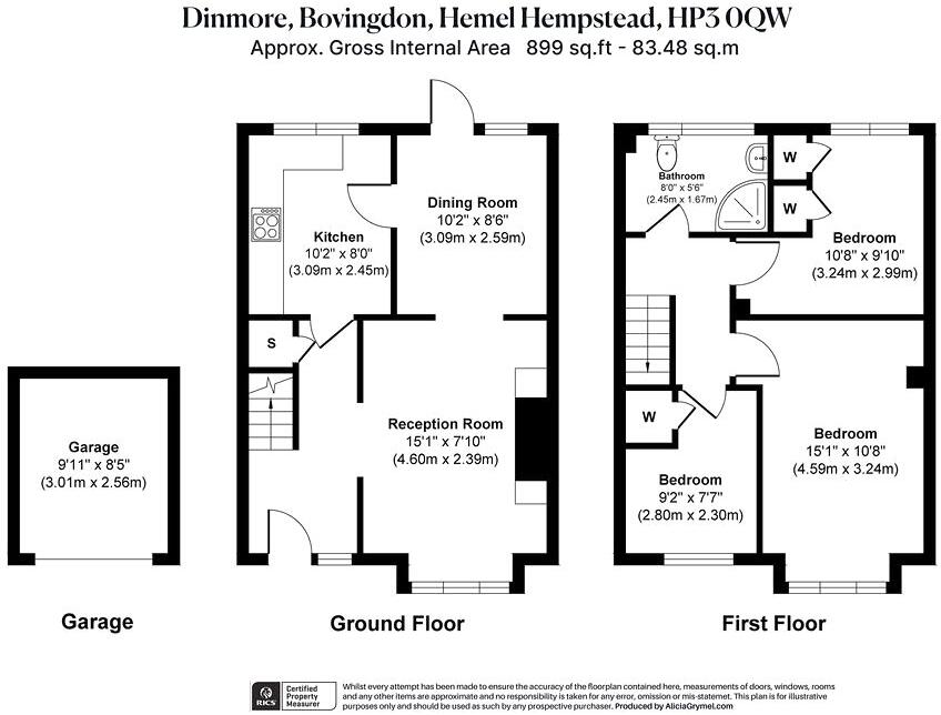 22, Dinmore, Hemel Hempstead floorplan