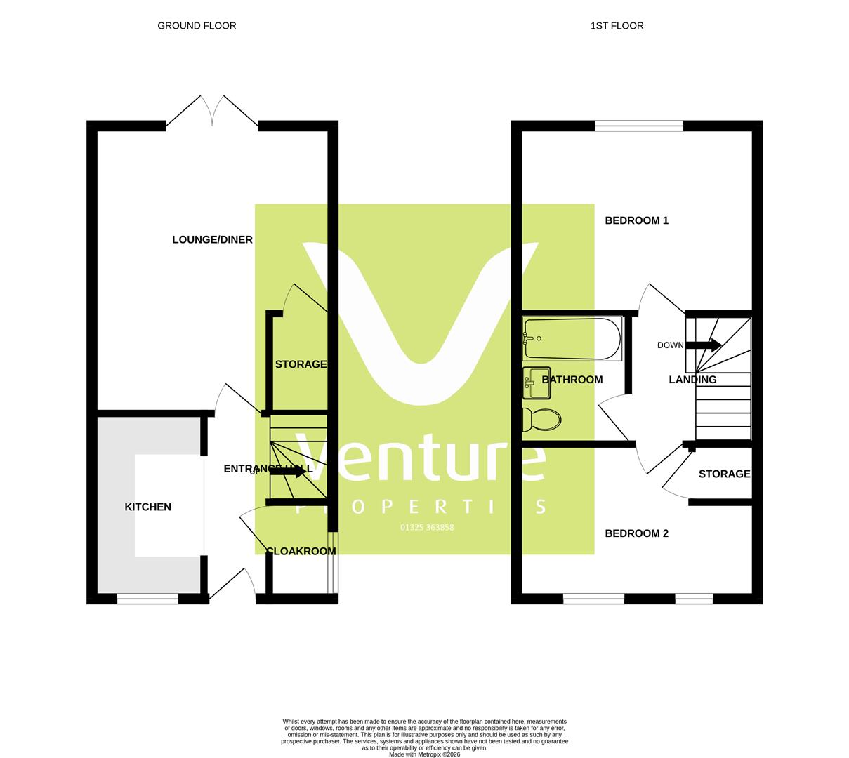 11, Granville Place, Darlington floorplan