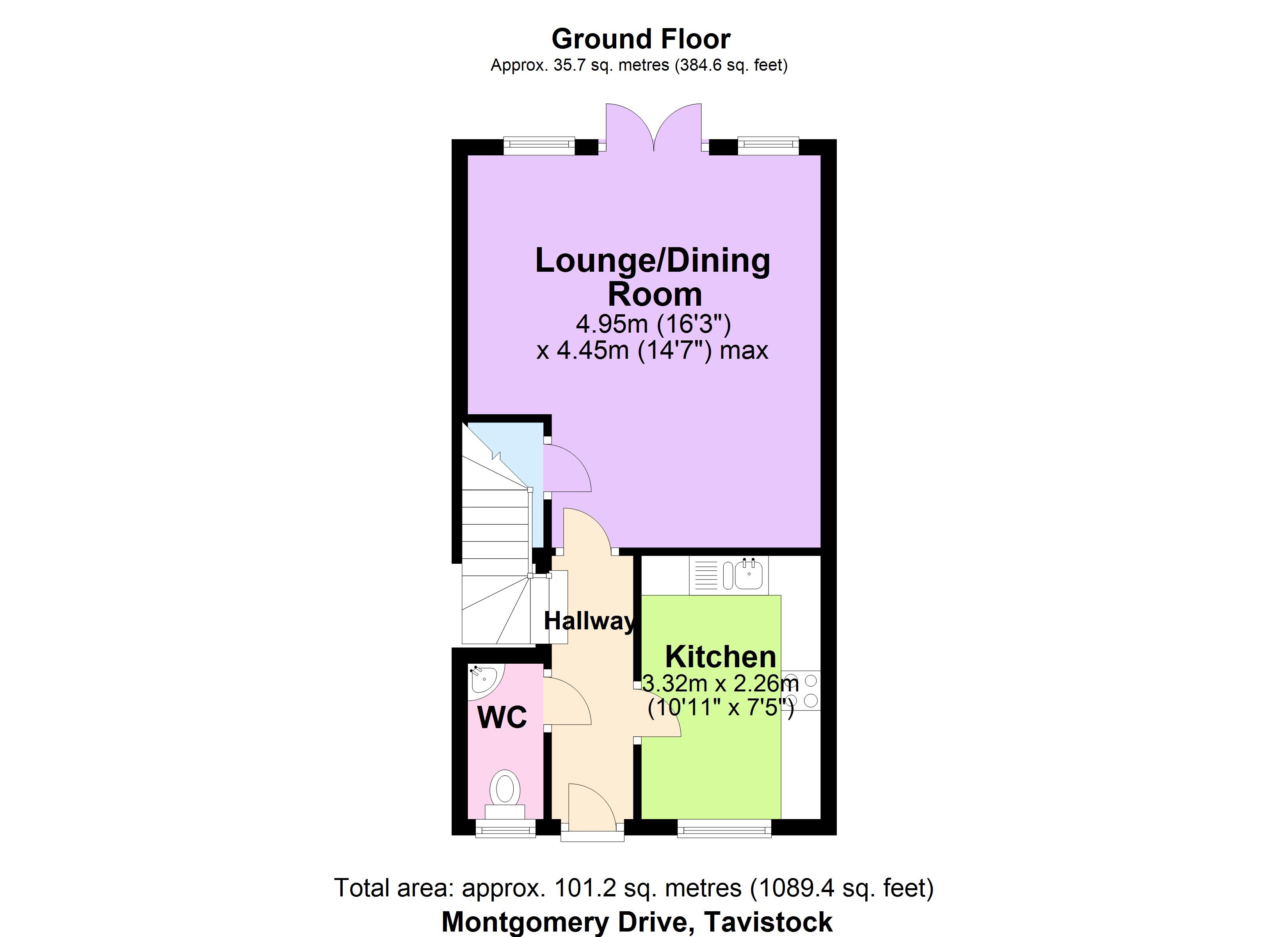 Montgomery Drive, Tavistock PL19, 4 bedroom terraced house for sale