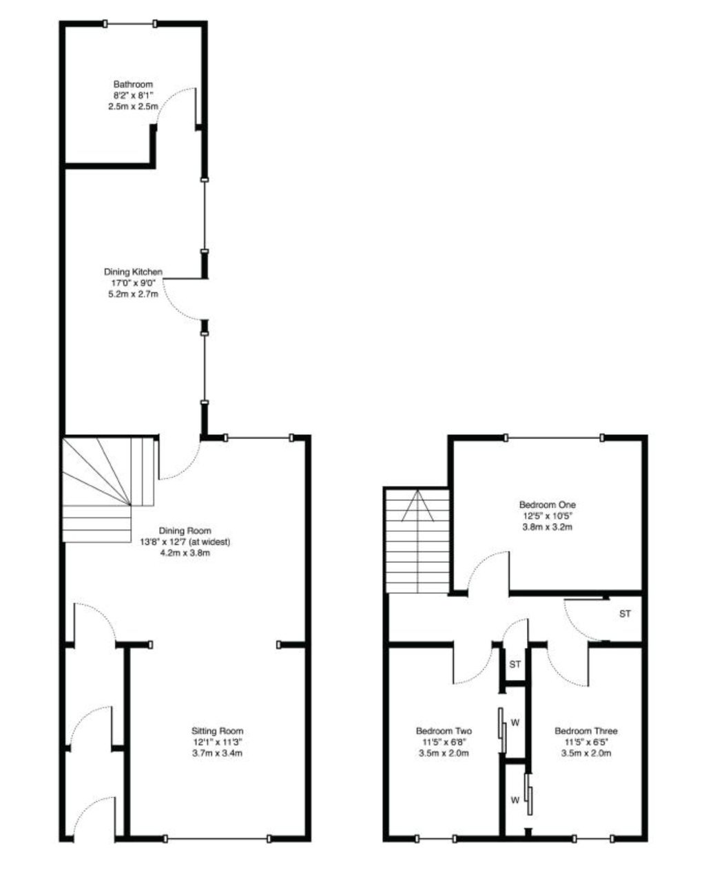 25, Munro Street, Larbert floorplan