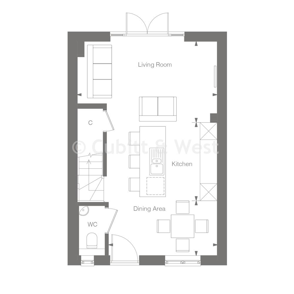 The Sidlesham, Willowhurst, Burgess Hill floorplan