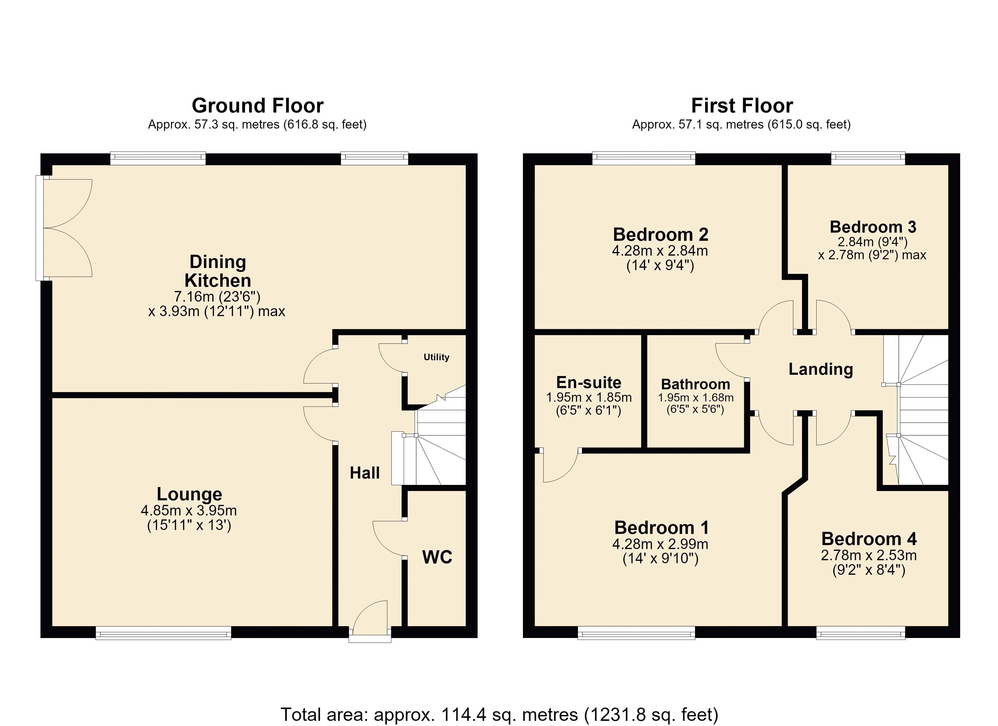 111, Platting Lane, Rochdale floorplan