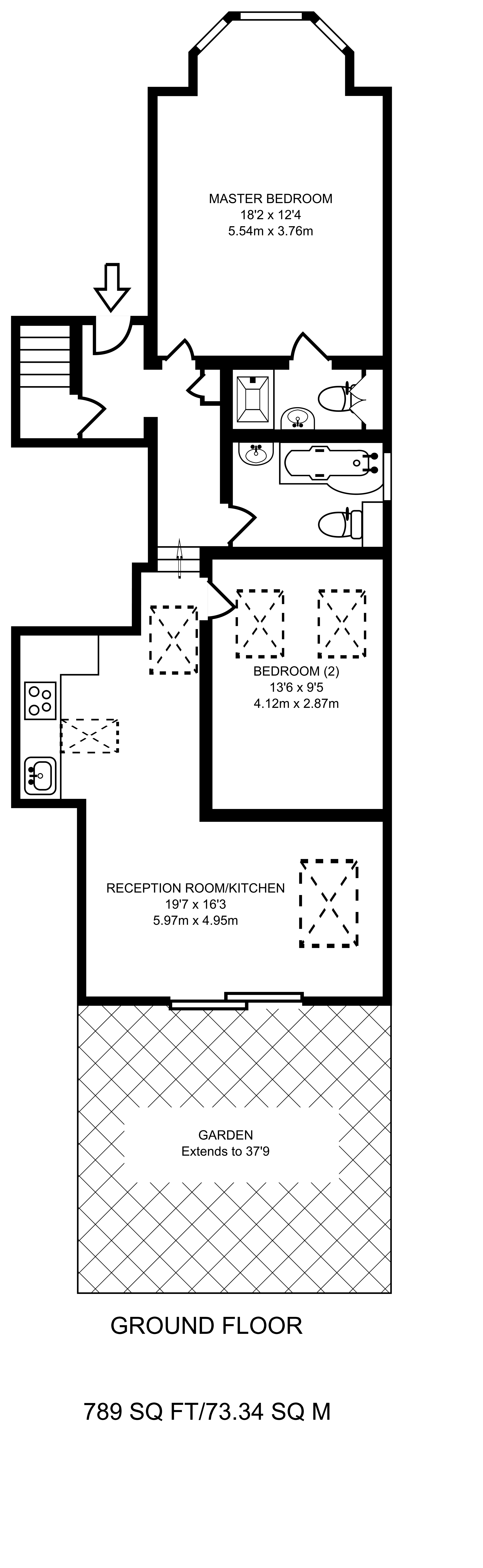 2 Bedrooms Flat to rent in Gordon Road, Ealing W5