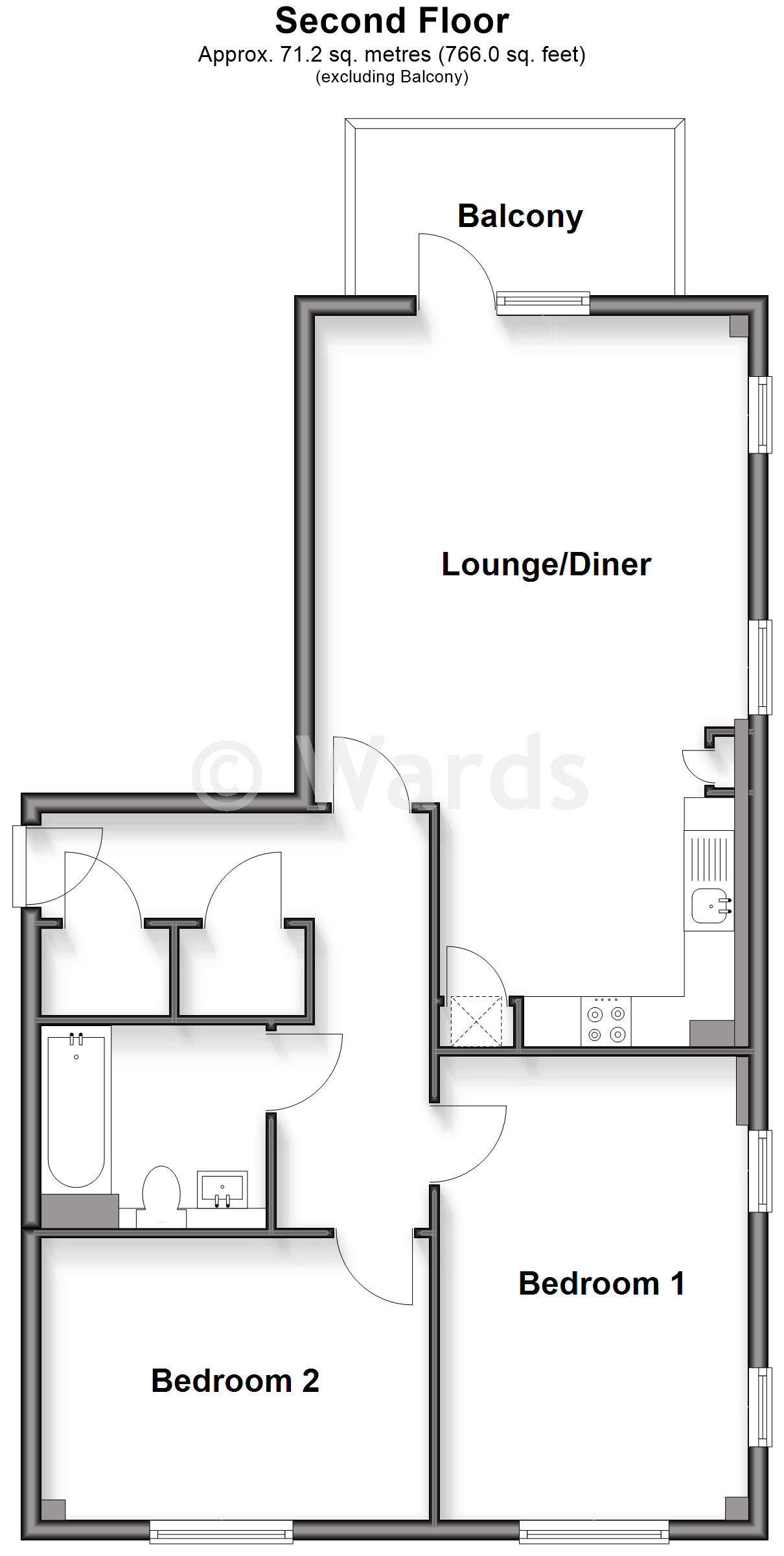 The Retreat, Mill Hall, Aylesford floorplan