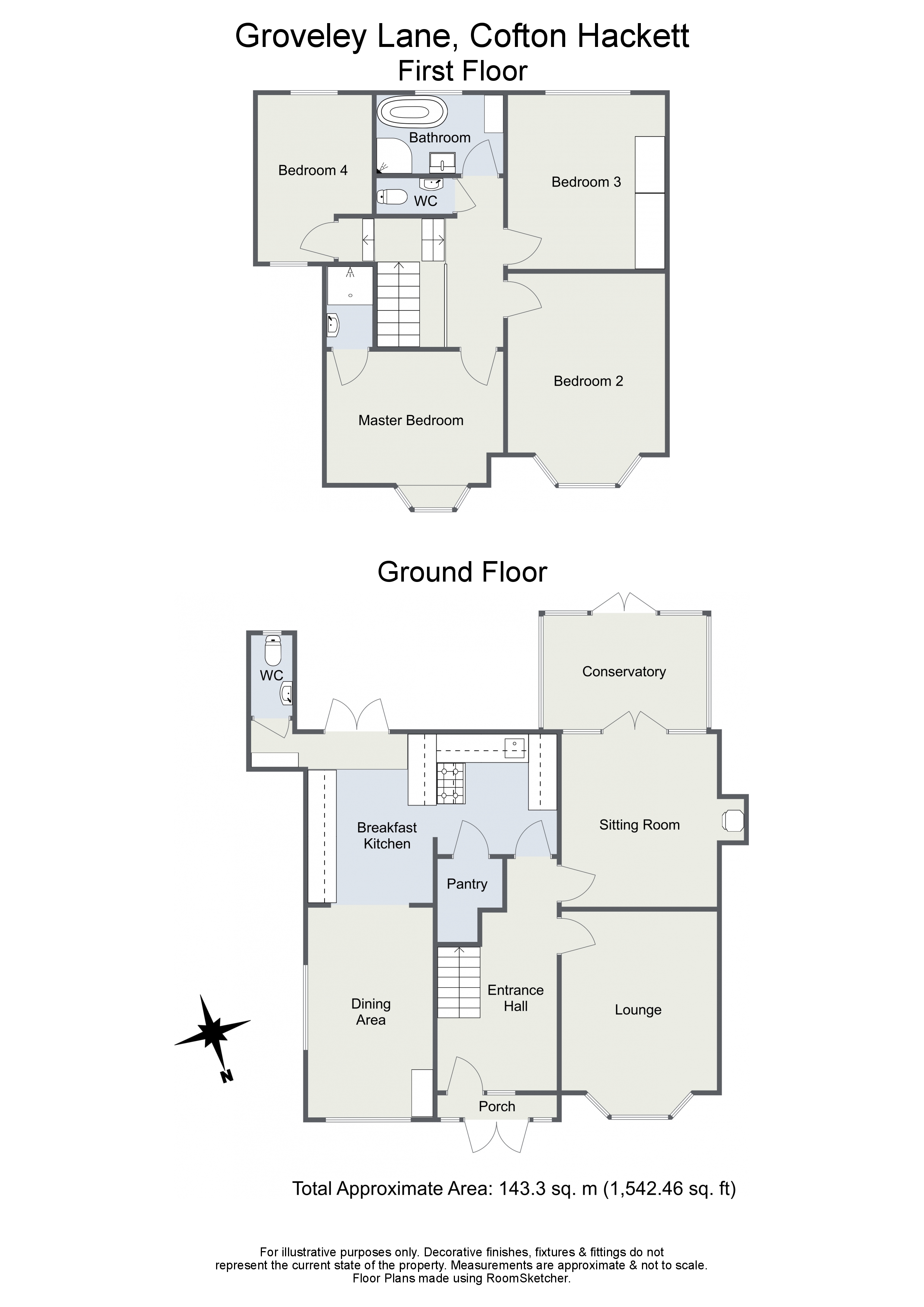 4 Bedrooms Detached house for sale in Groveley Lane, Cofton Hackett B45