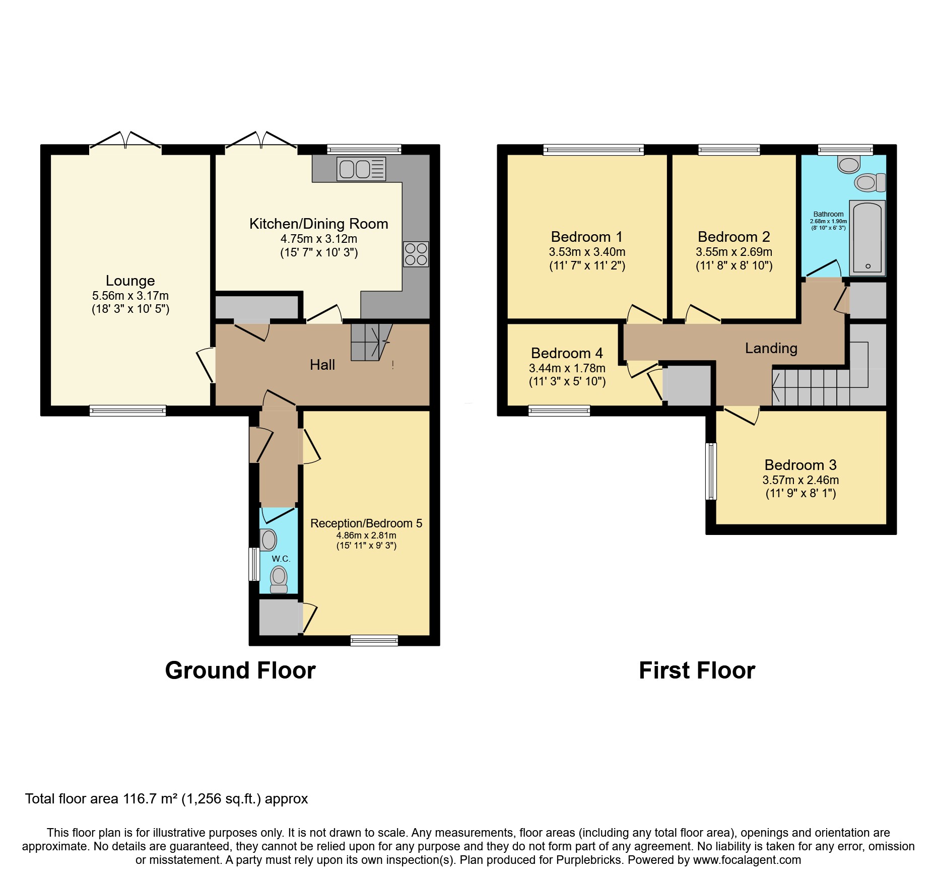 26, Dinthill, Telford floorplan